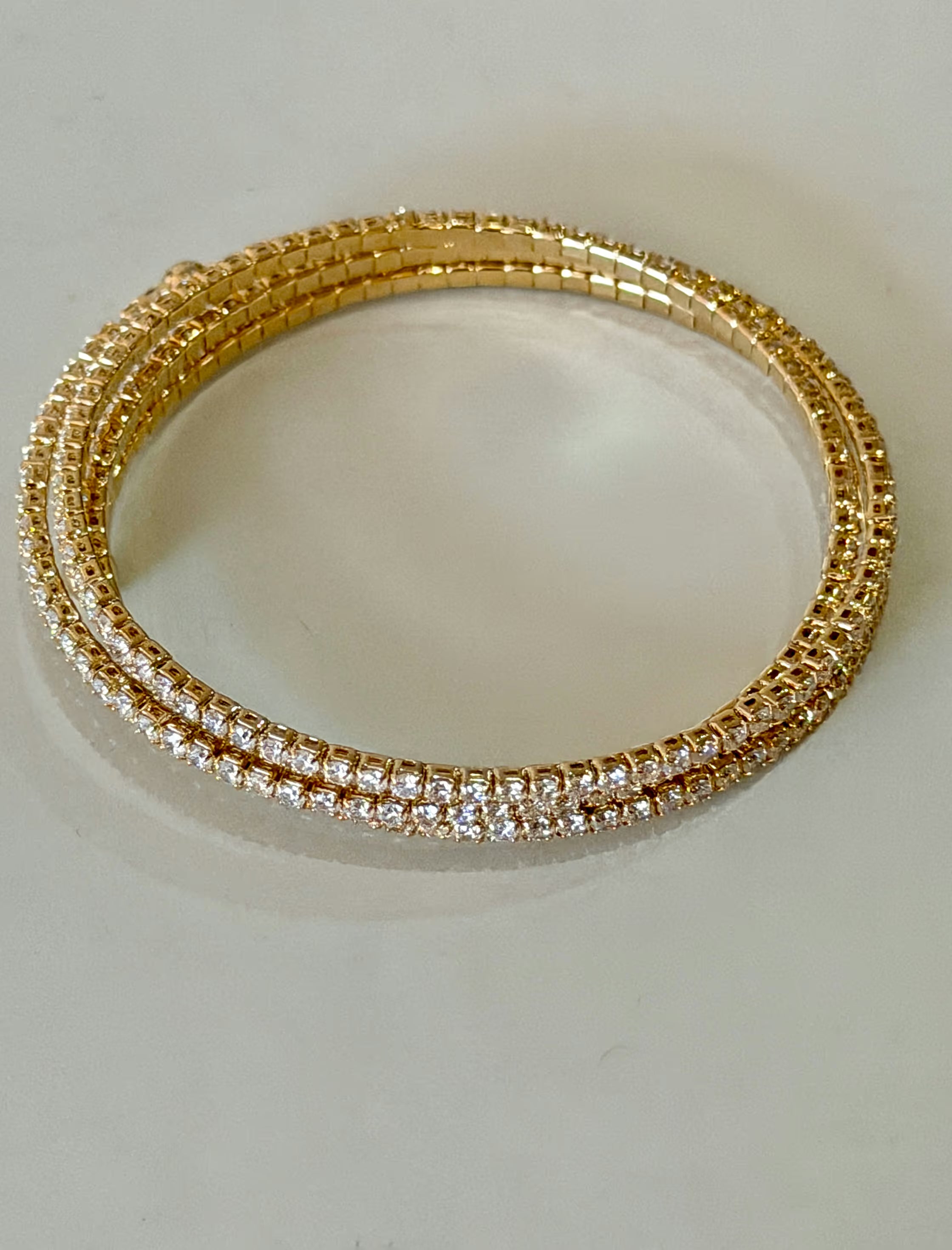 Elastic Zirconia Wrap Bracelet (pending name Nuria)