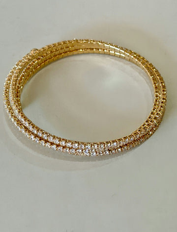 Elastic Zirconia Wrap Bracelet (pending name Nuria)