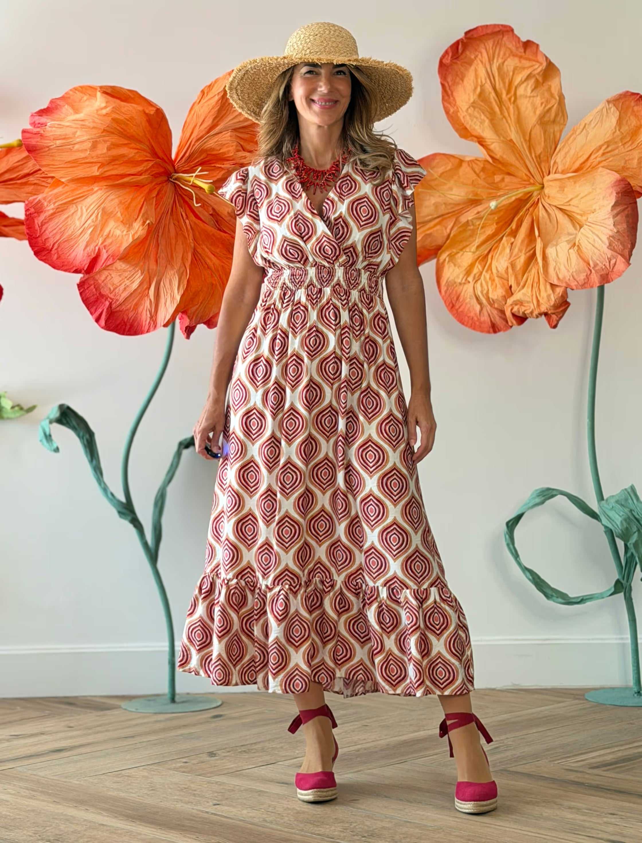 Vestido de verano natural