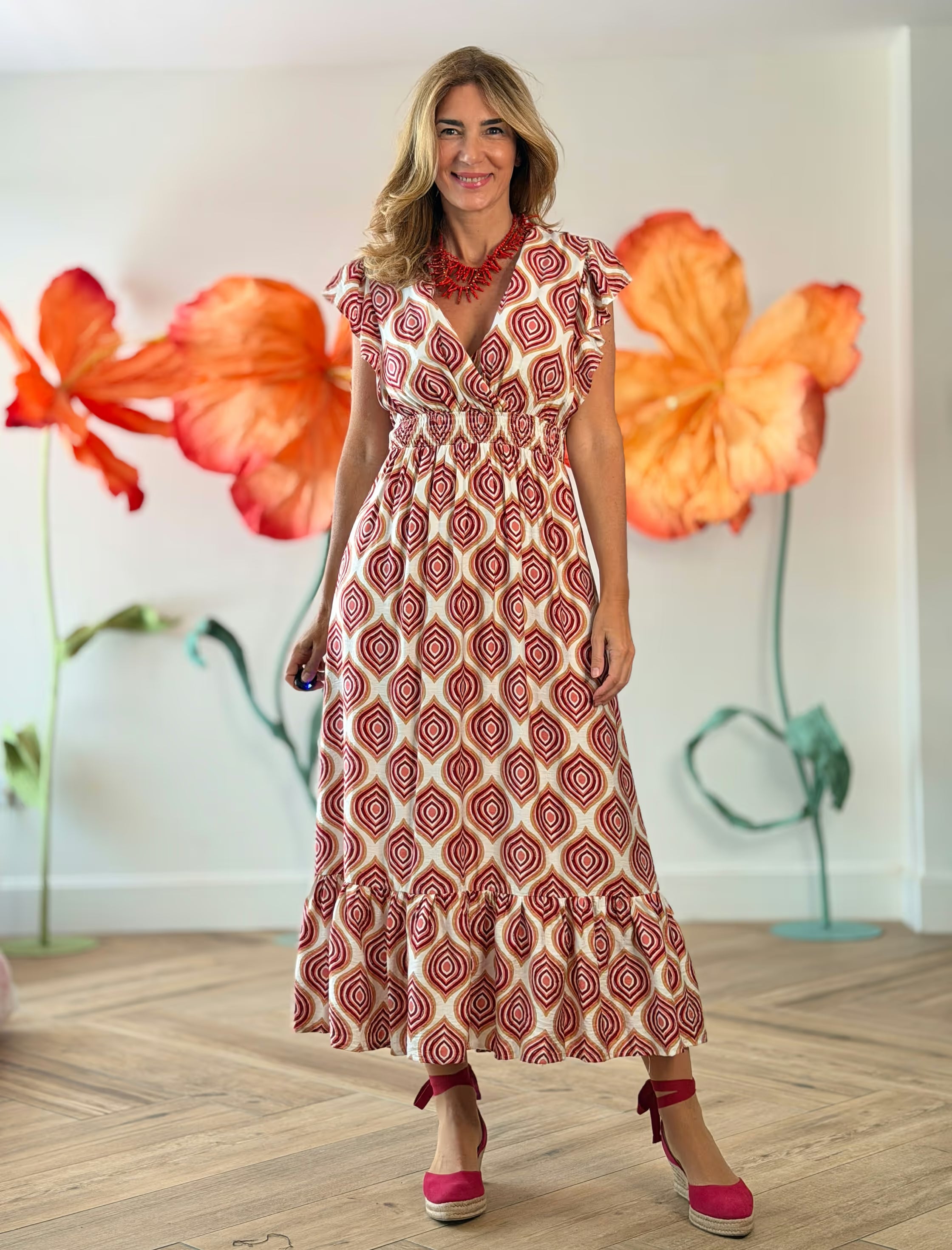 Vestido de verano natural