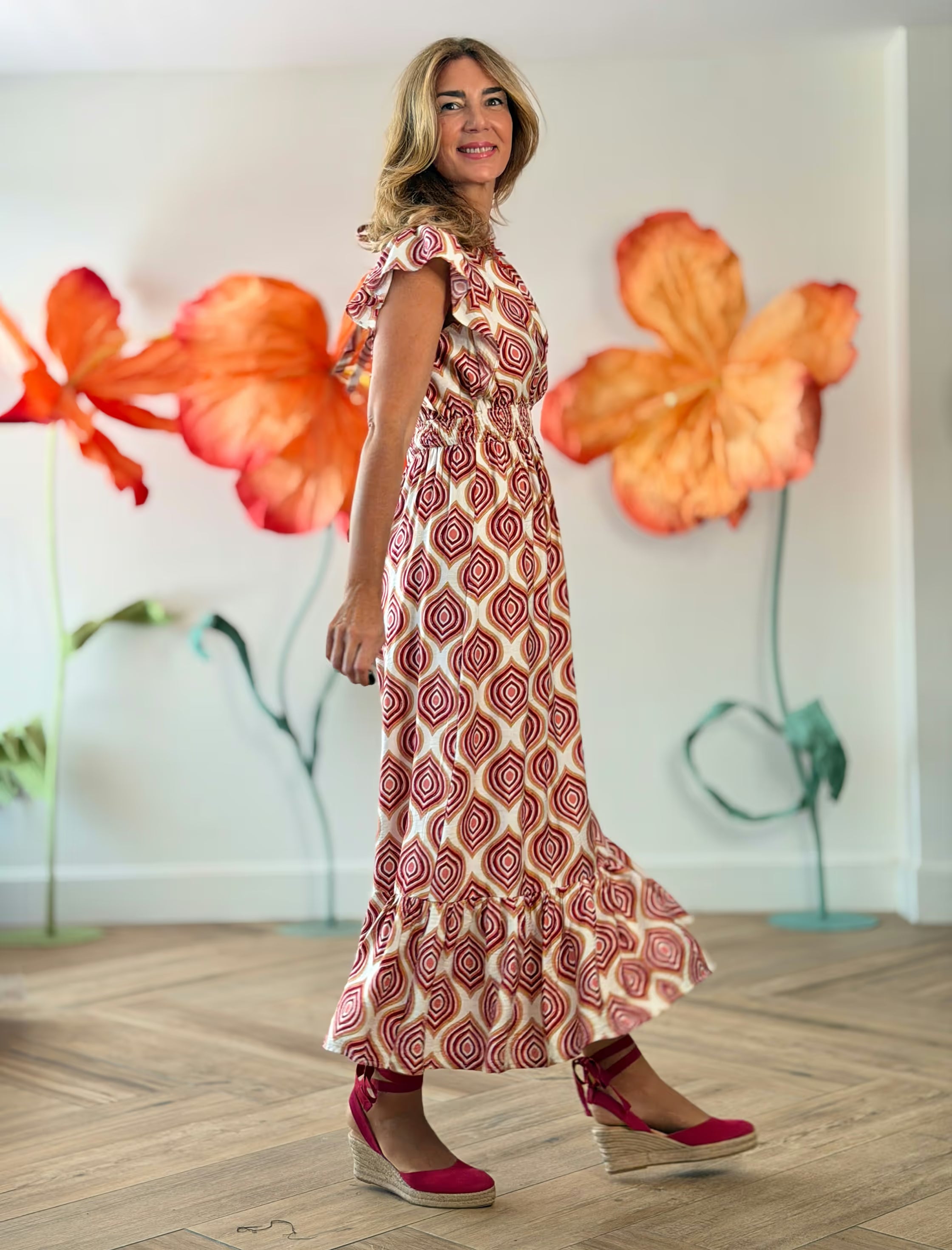 Vestido de verano natural