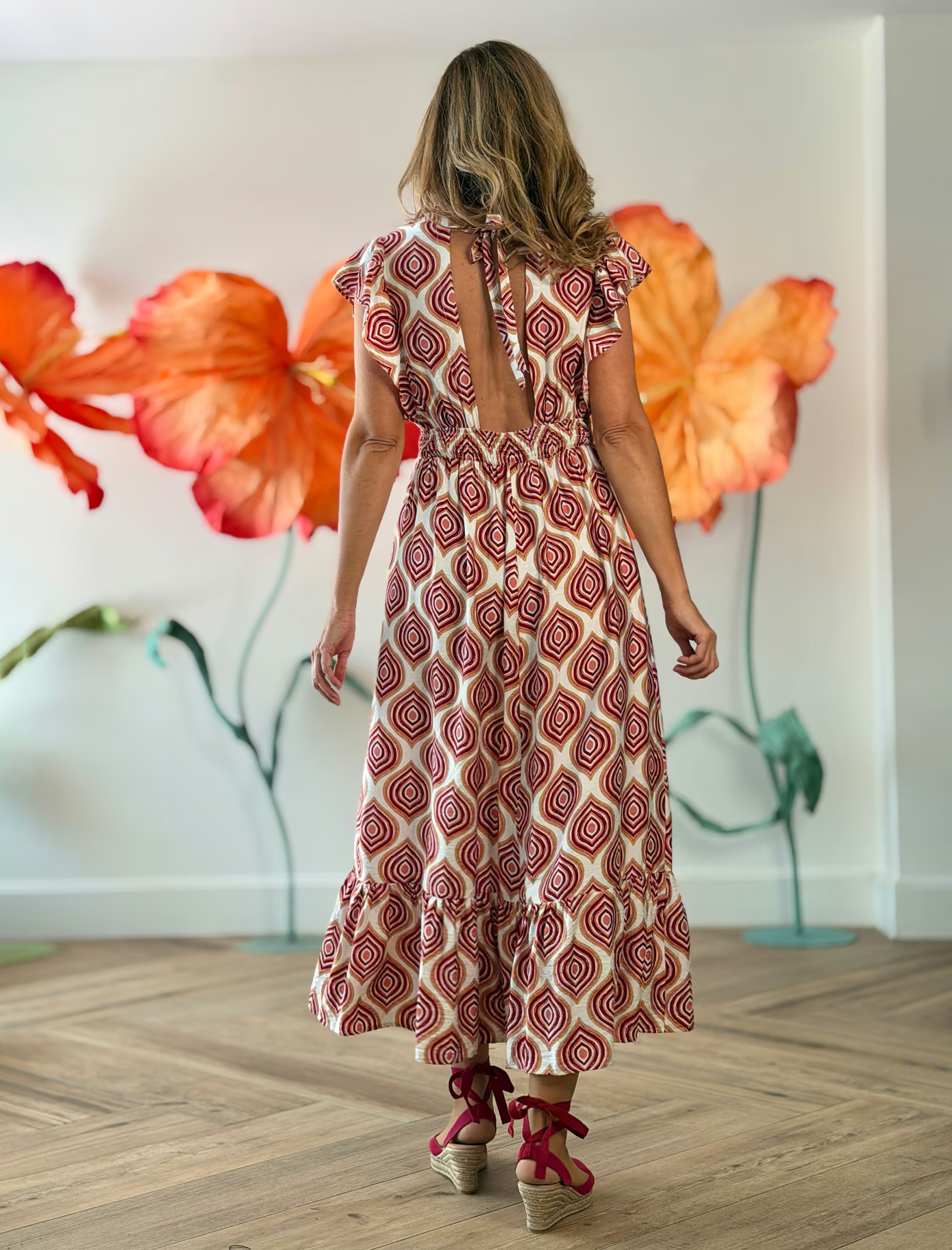 Vestido de verano natural