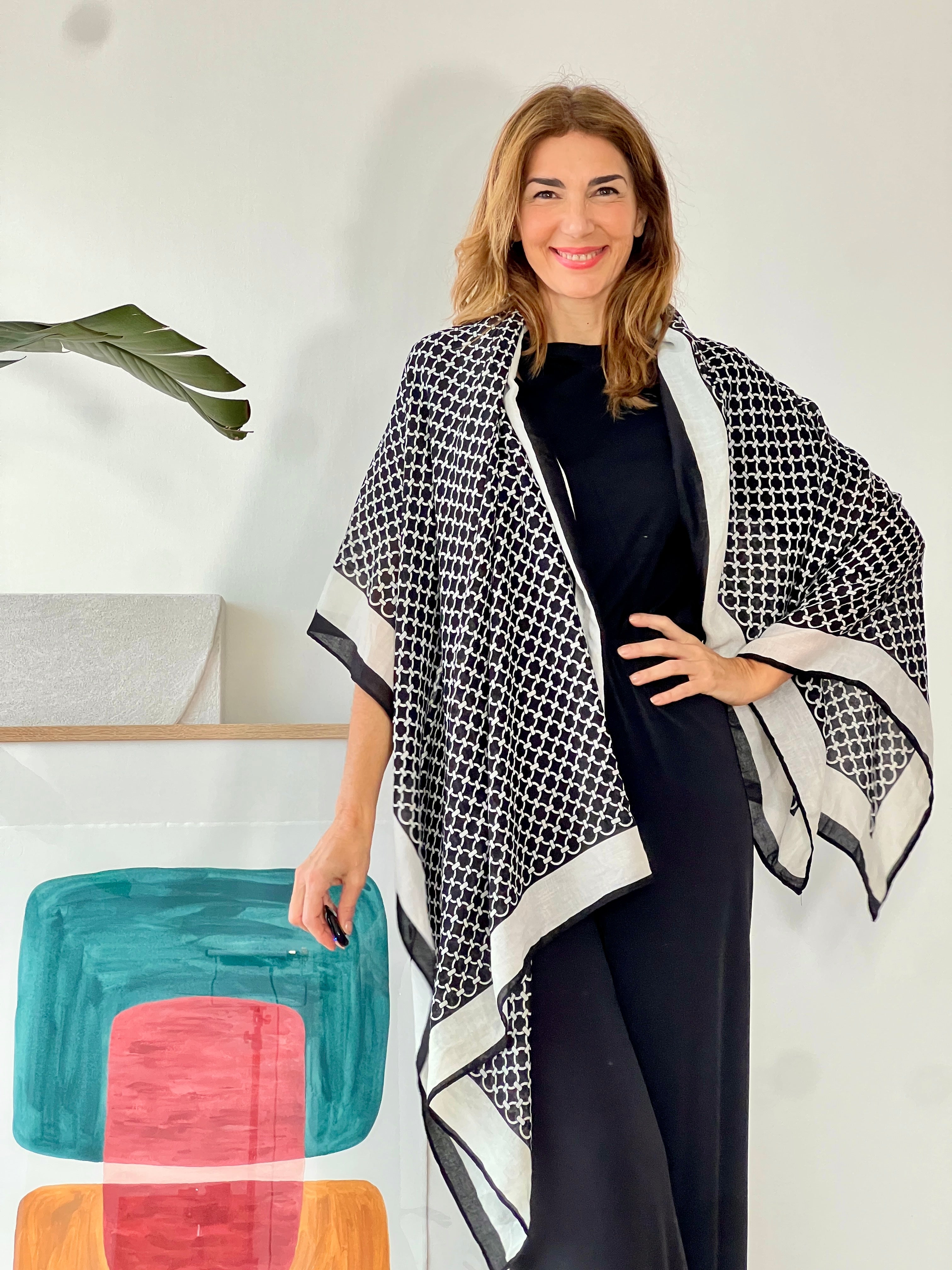 Foulard suave eslabones