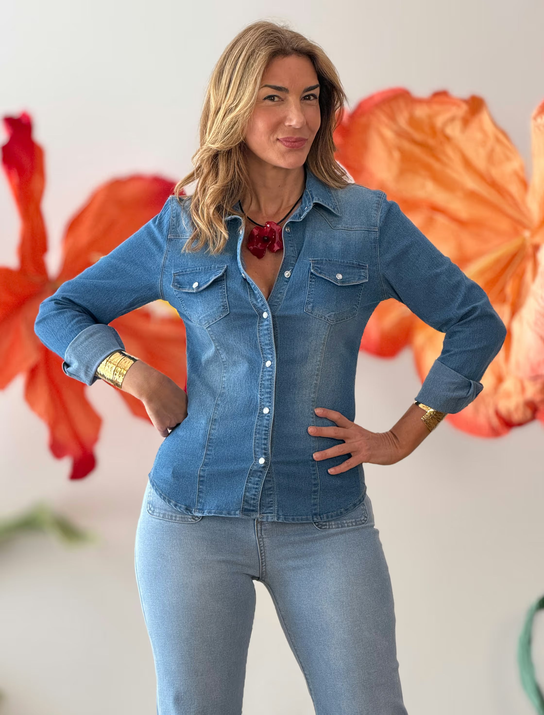 Camisa Vaquera Básica