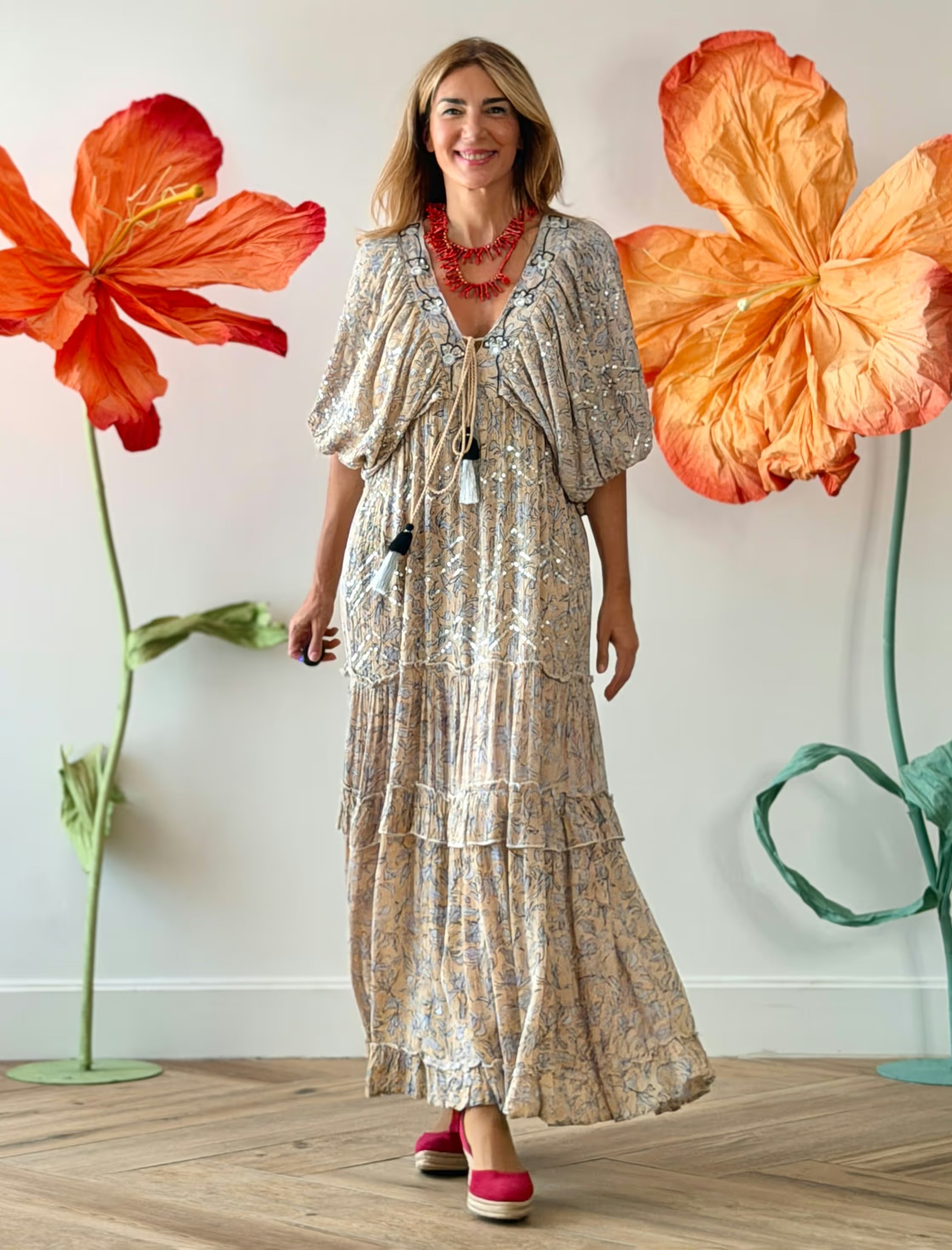 Vestido boho largo Bali