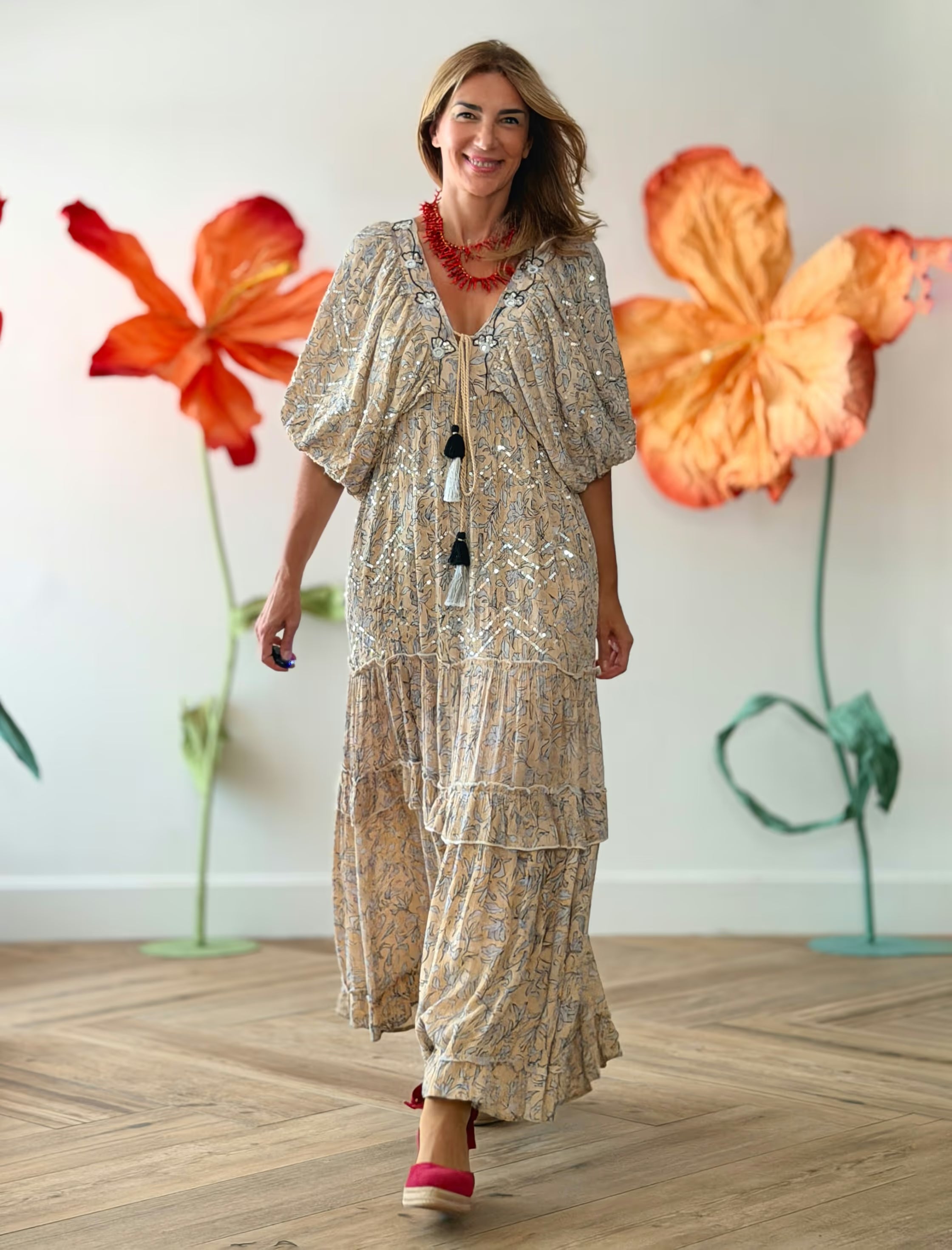 Vestido boho largo Bali