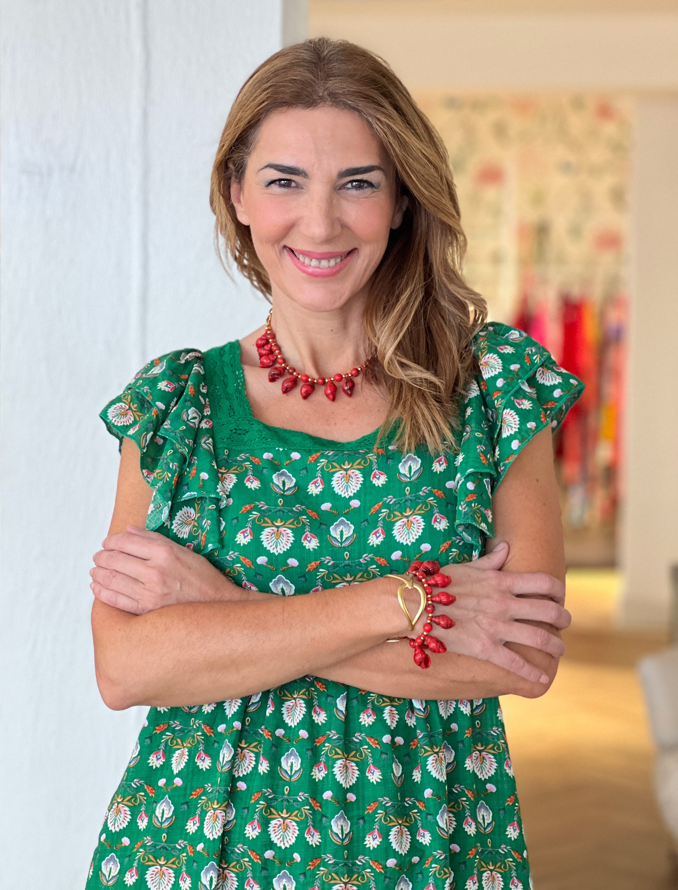 collar marino coral