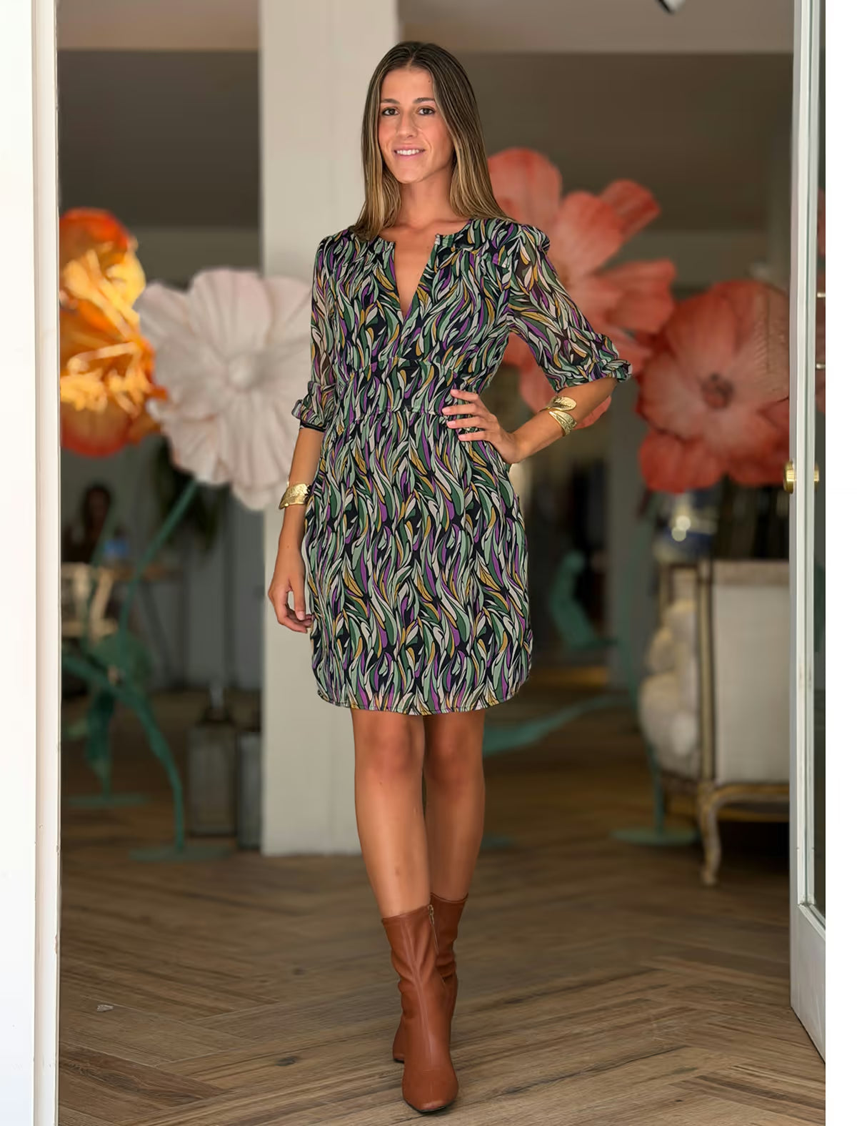SUPER CUQUI FLOWING DRESS