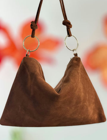 Bolso aros ideal cuero