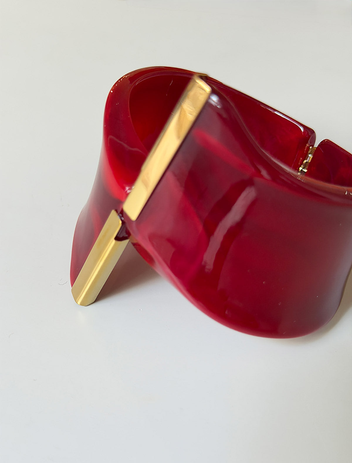 Brazalete burdeos bonito mujer