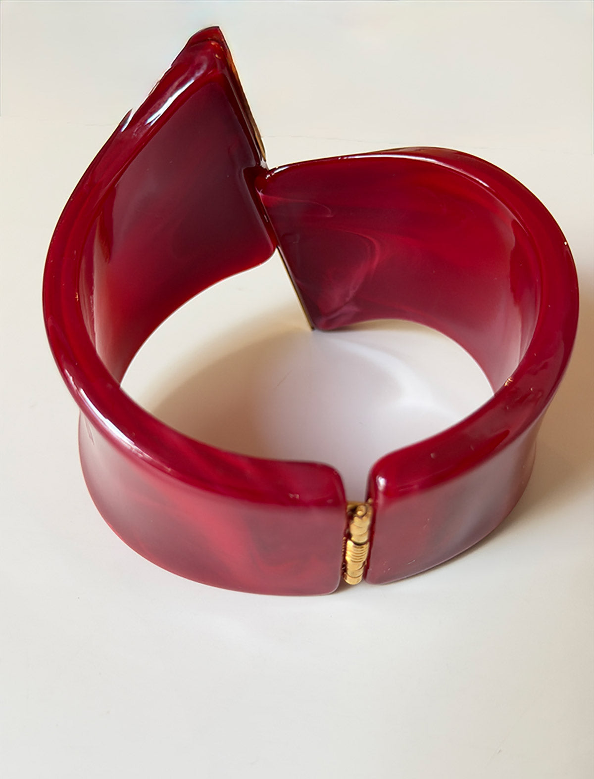 Brazalete burdeos bonito mujer