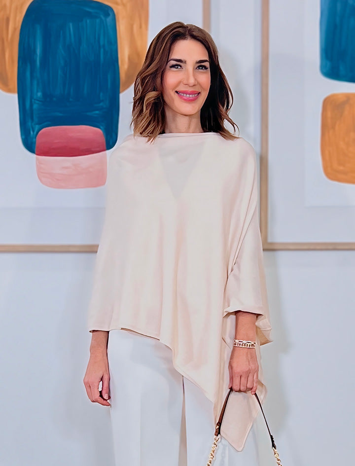 BEIG DELICIOUS CHIC CAPE