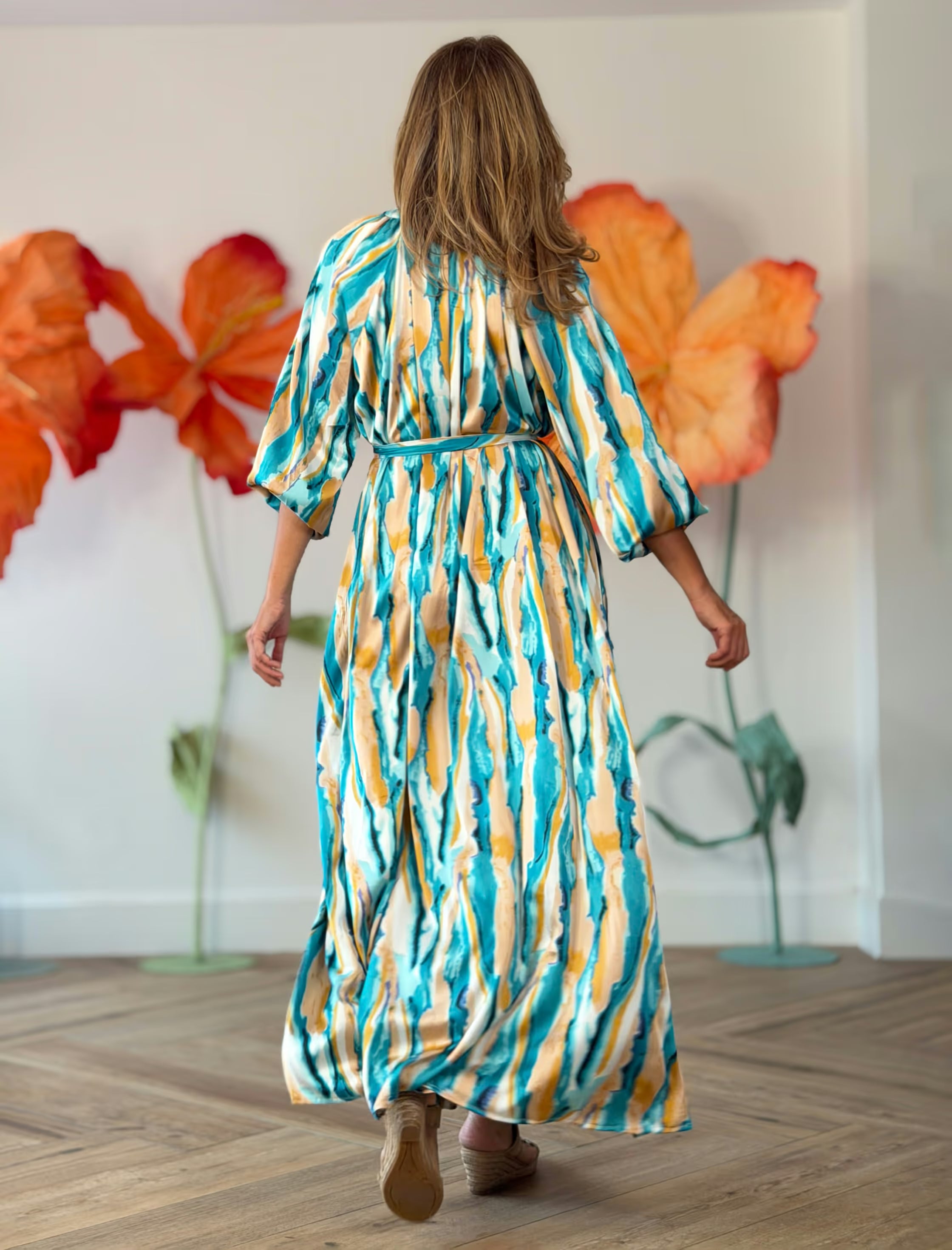 Vestido largo fluido ideal