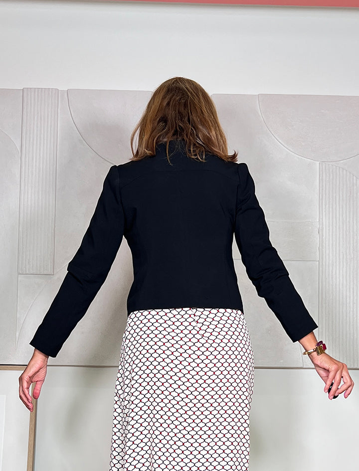 Chaqueta Valerie chic negro