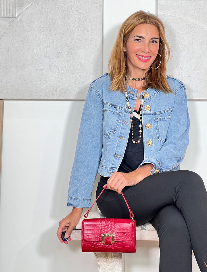 BOLSO CARTERA JOLIE MARSALA