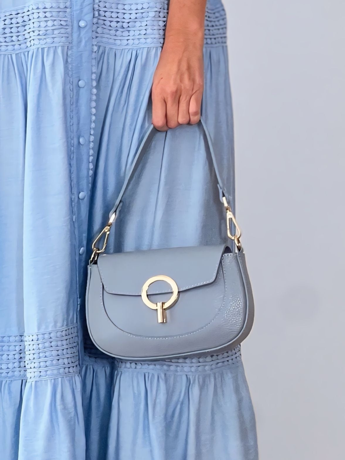 Bolso Alessandra celeste
