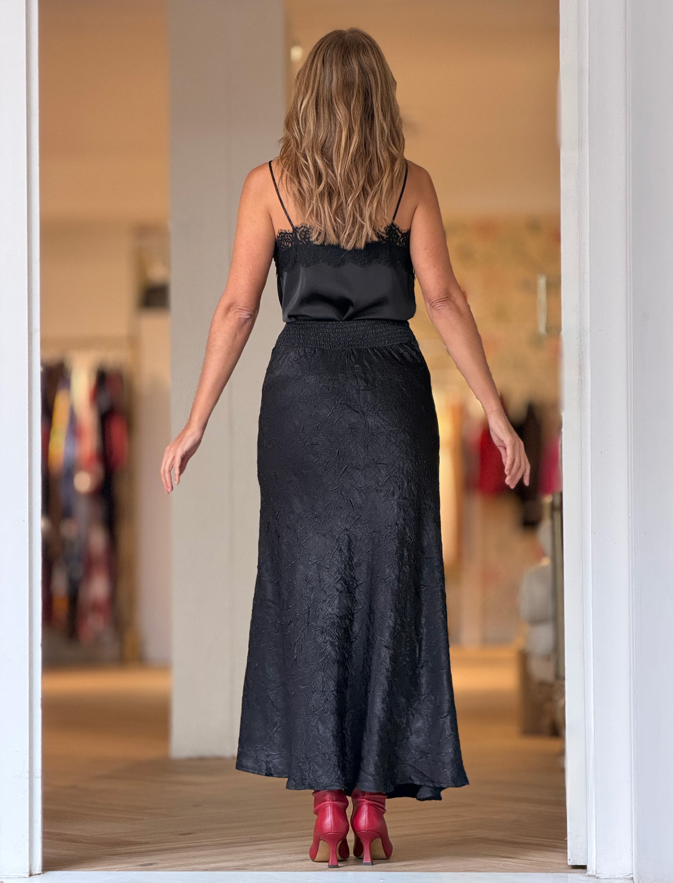 Falda Evasé fondo chic