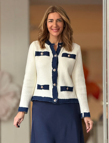 Chaqueta punto denim