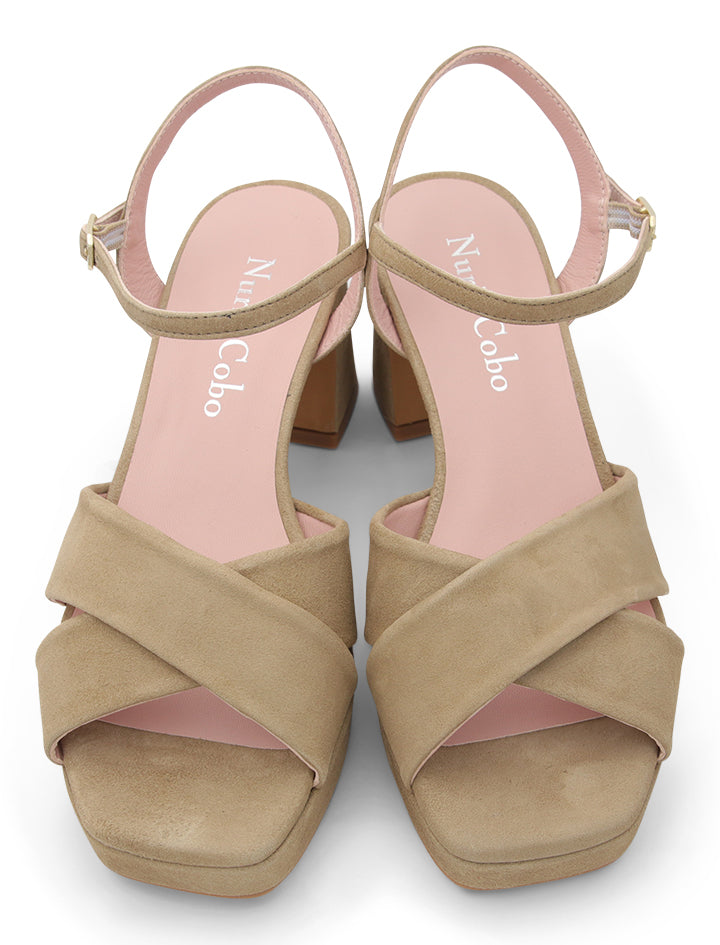 Sandalia Más Cómoda Taupe