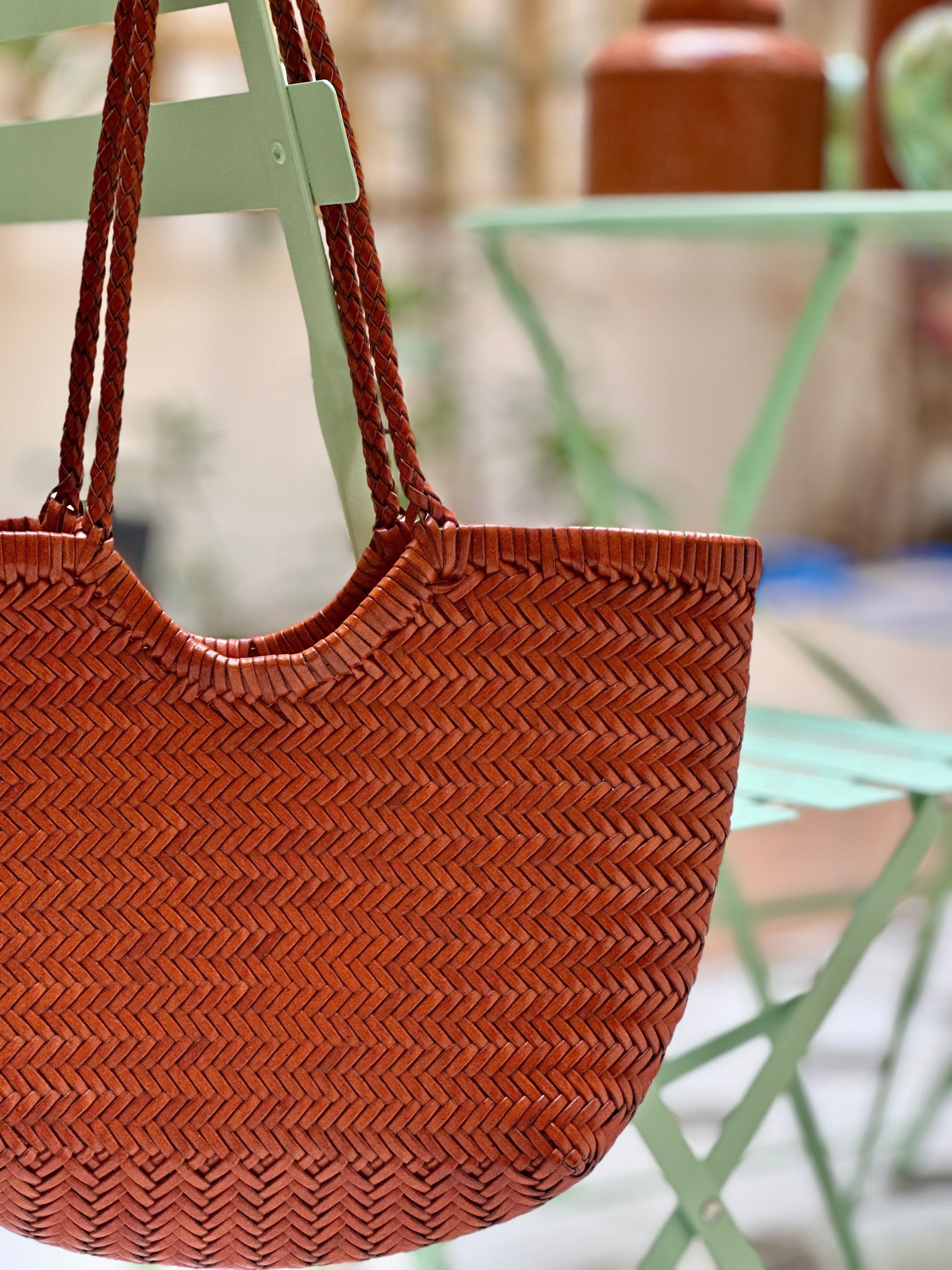 Bolso de piel Mafalda camel