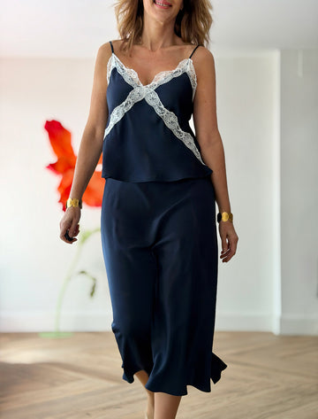 Lencero de encaje marino