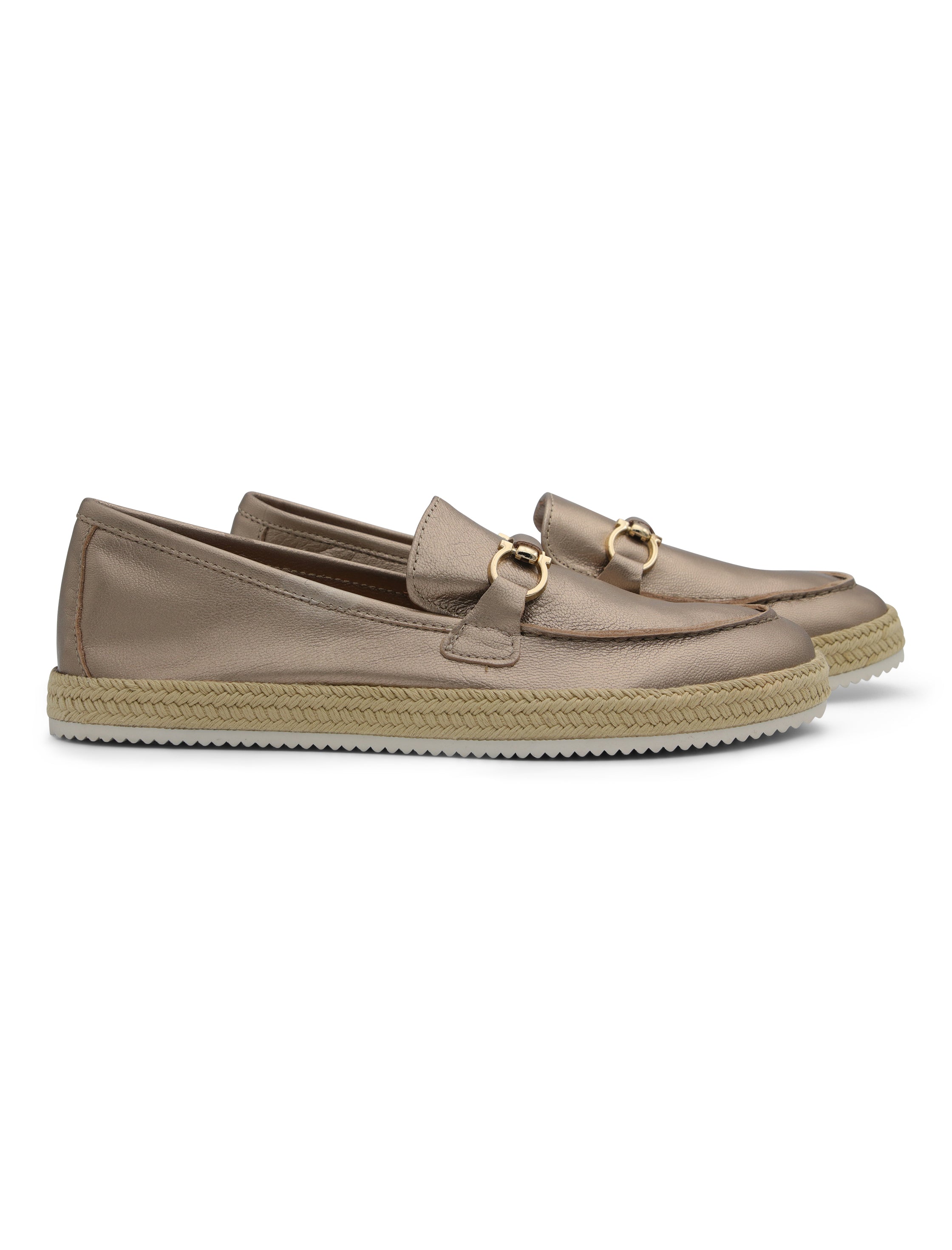 Mocasin soft metalizado