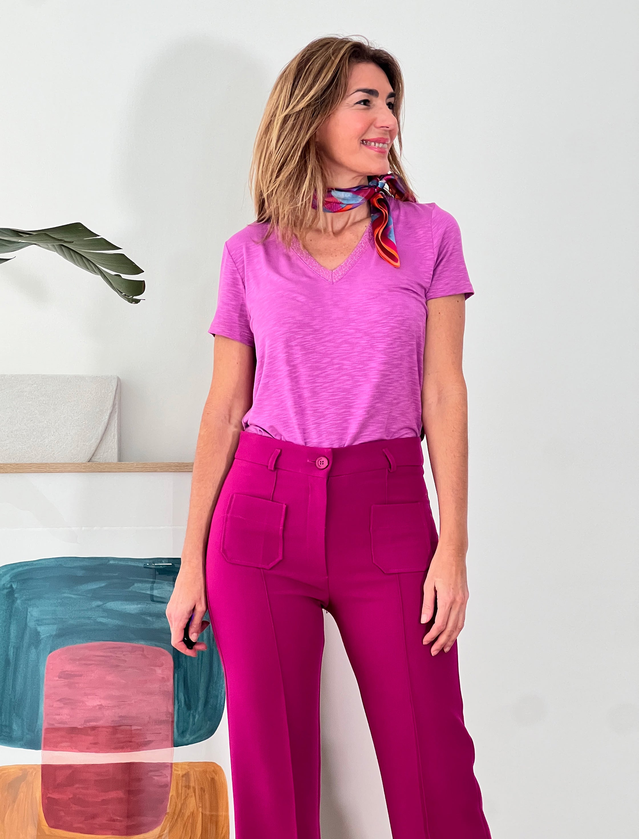 PANTALON IDEAL DE BOLSILLOS BUGANVILLA