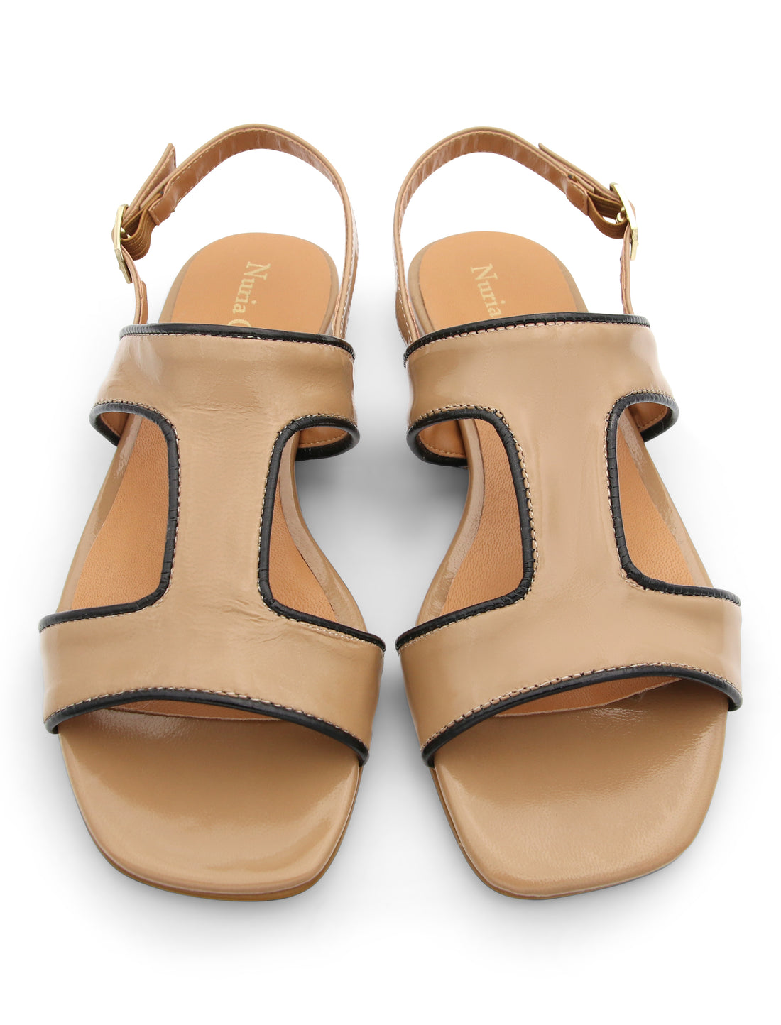 Sandalia Jacinta Tierra/Negro