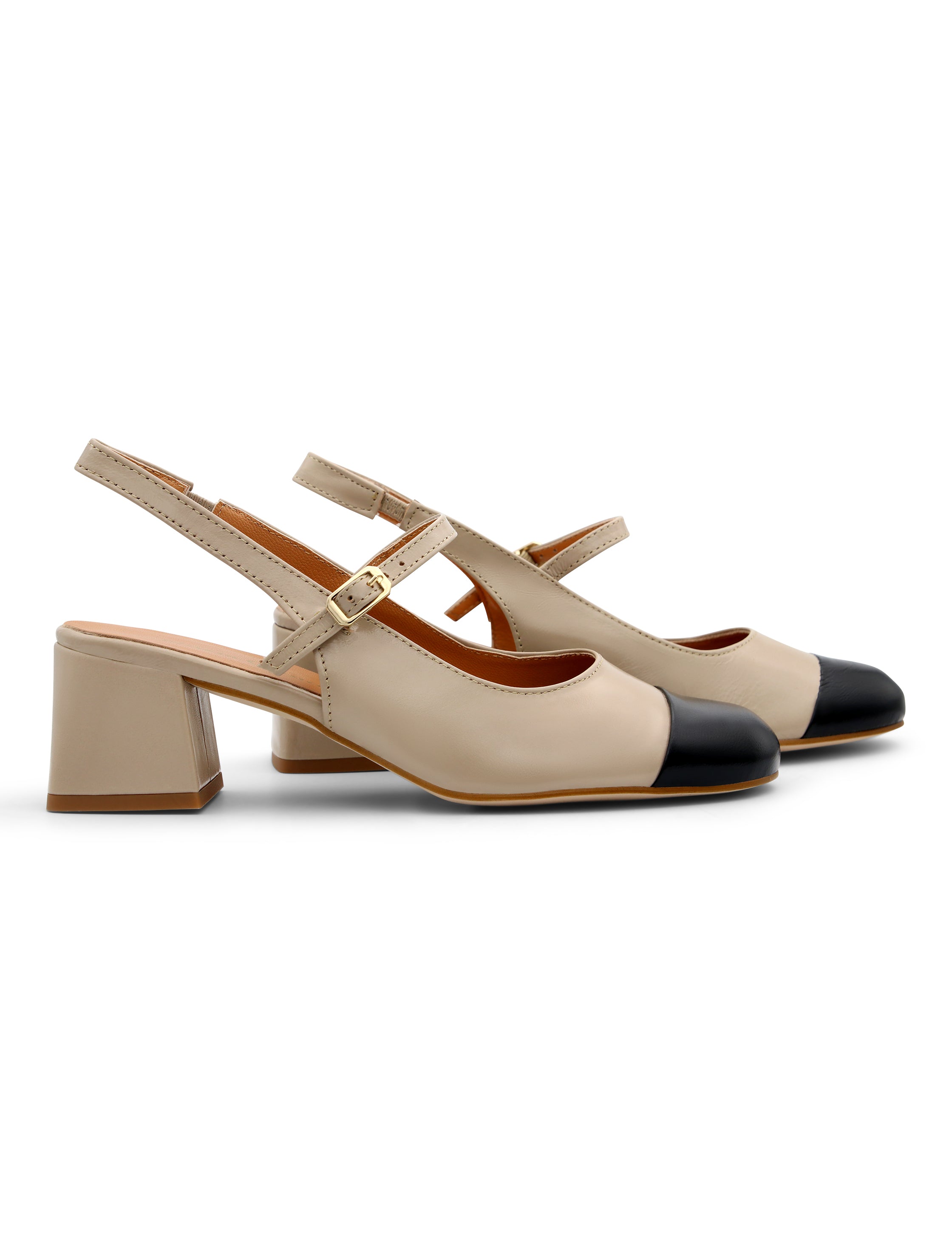 Mary Jane Coco camel/negro