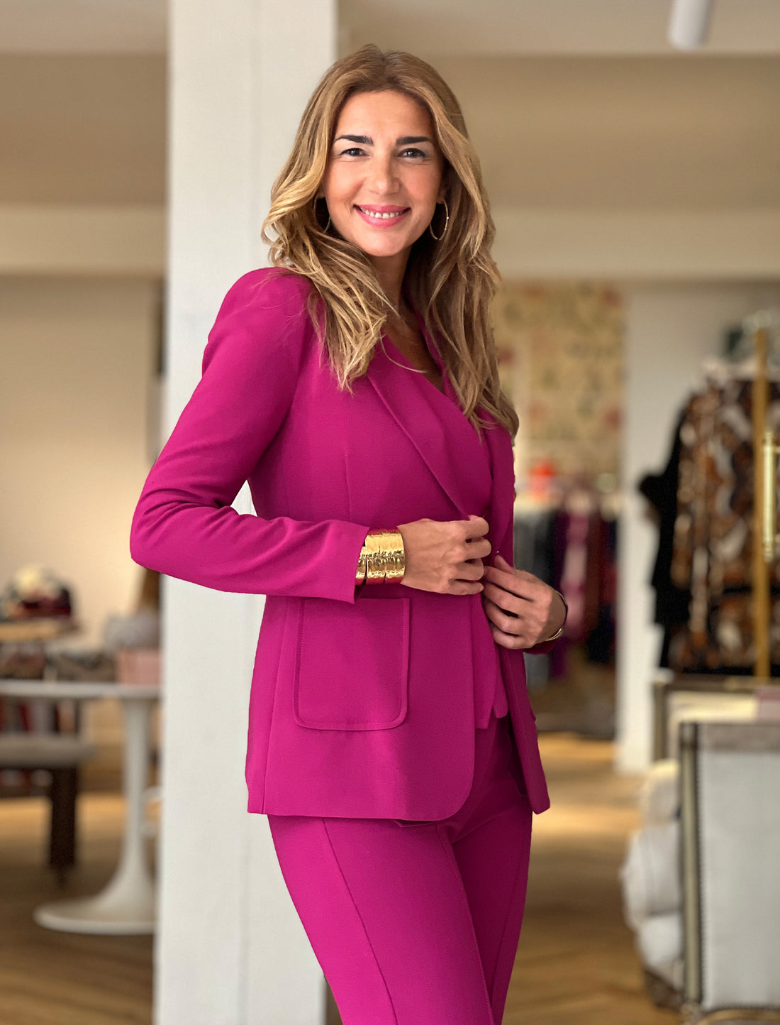 Chaqueta Slim chic buganvilla