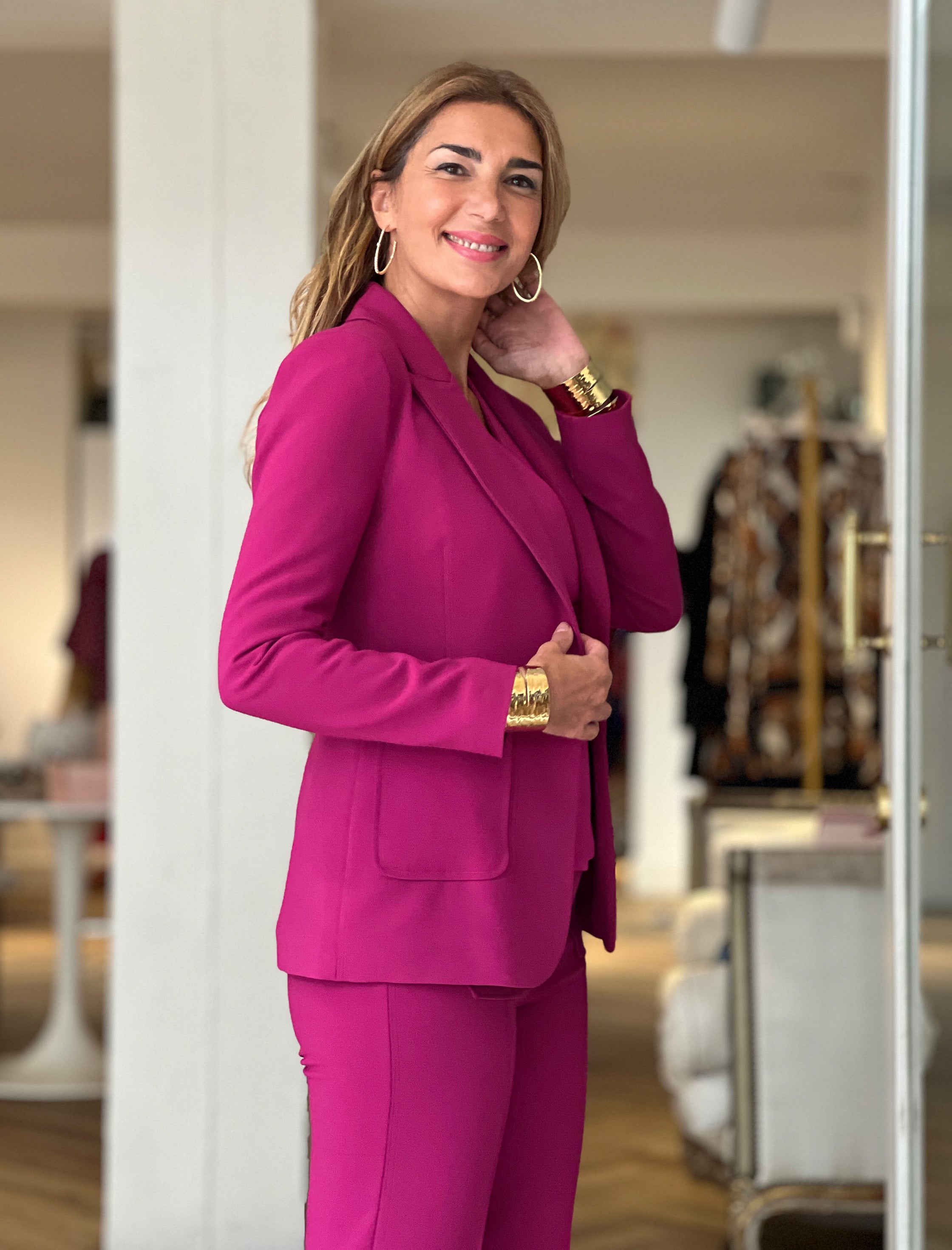 Chaqueta Slim chic buganvilla