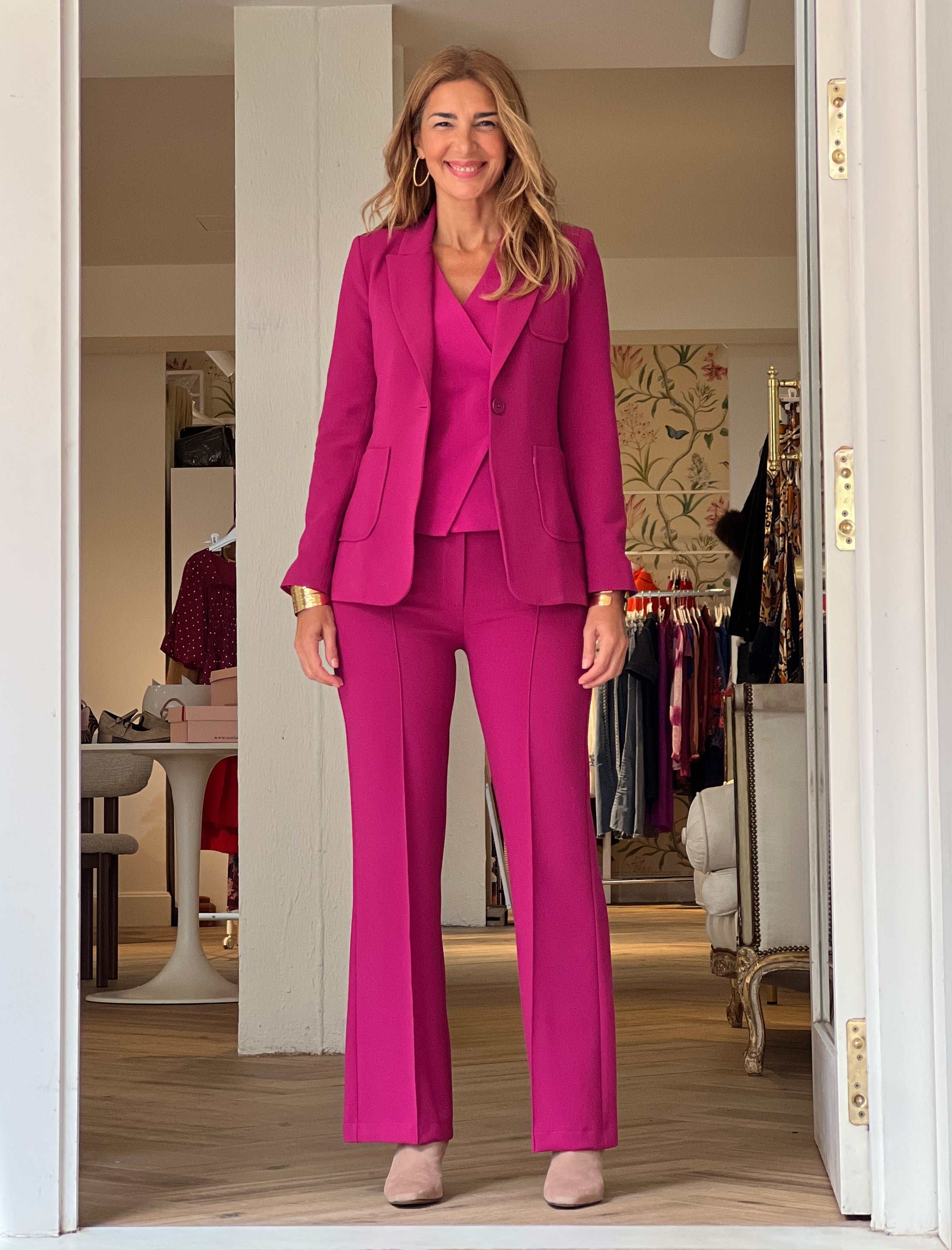Chaqueta Slim chic buganvilla