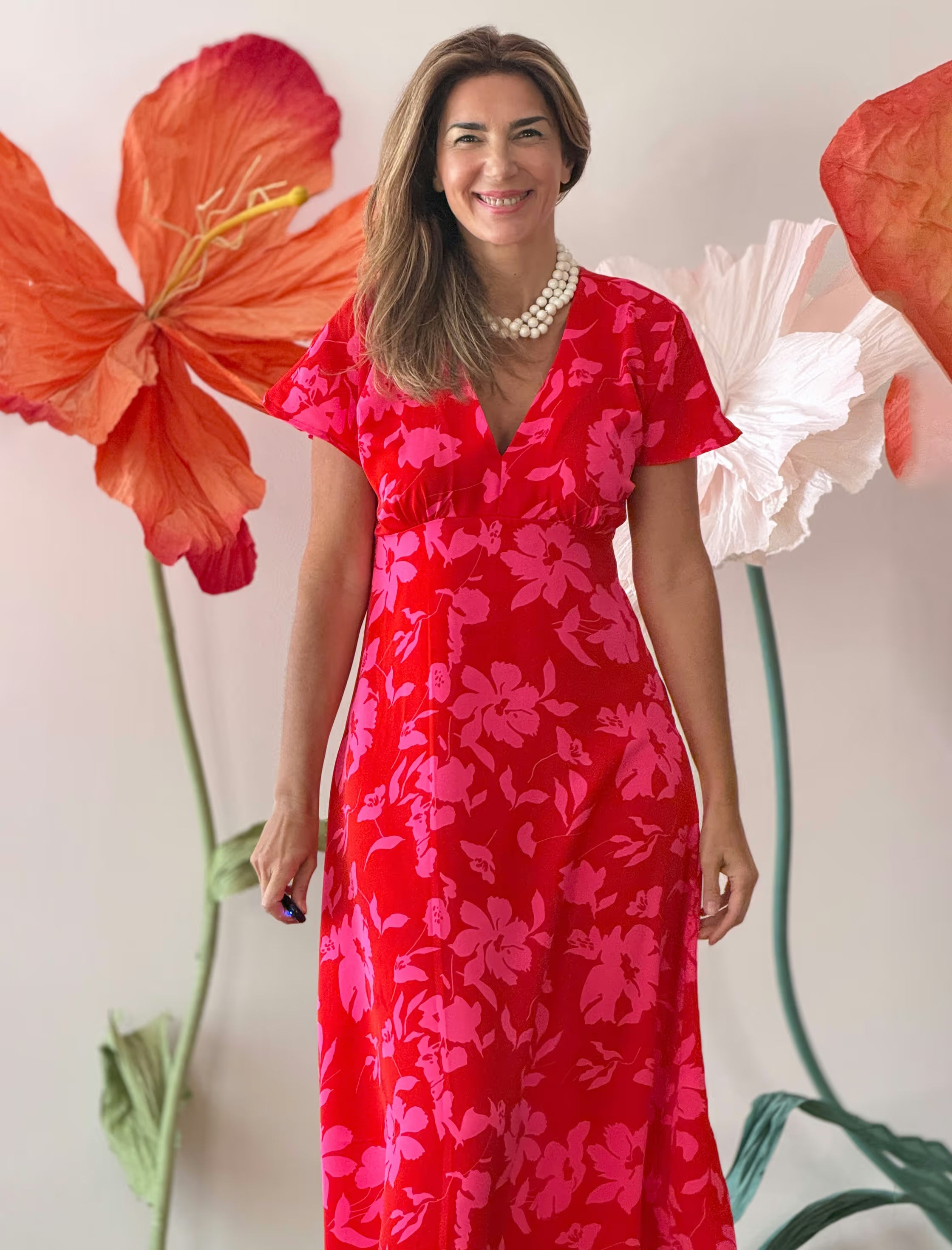 Vestido midi alegre