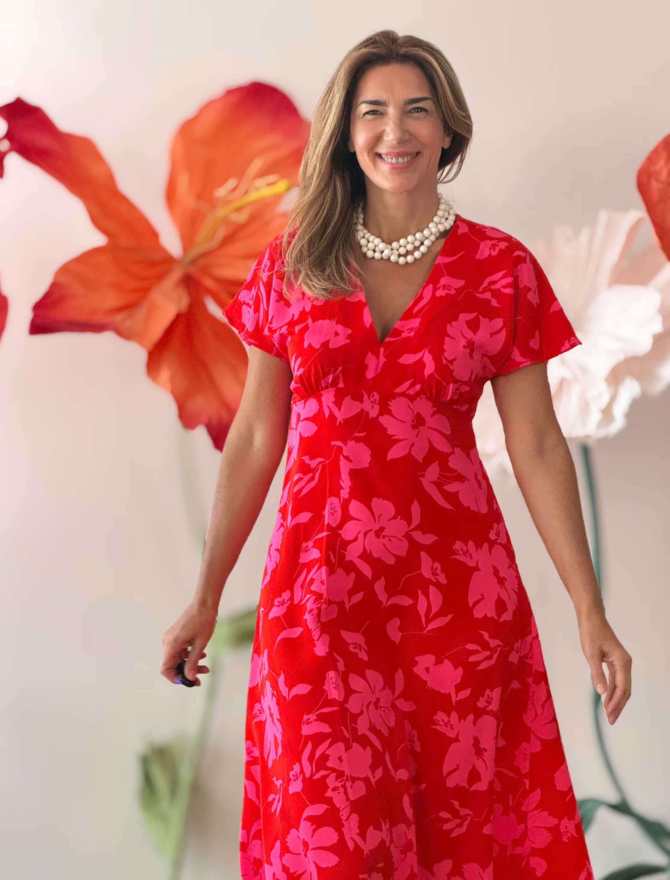 Vestido midi alegre
