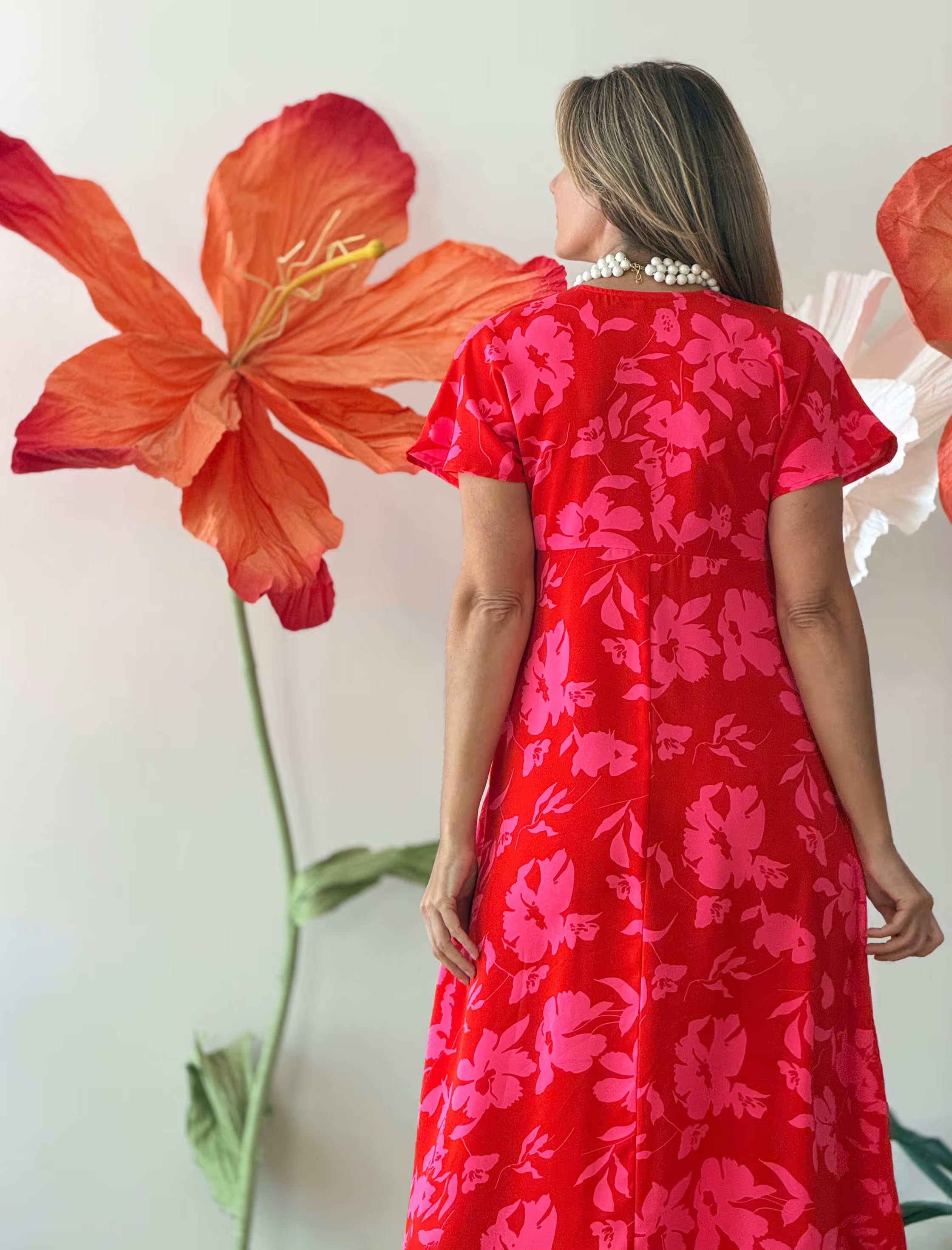 Vestido midi alegre