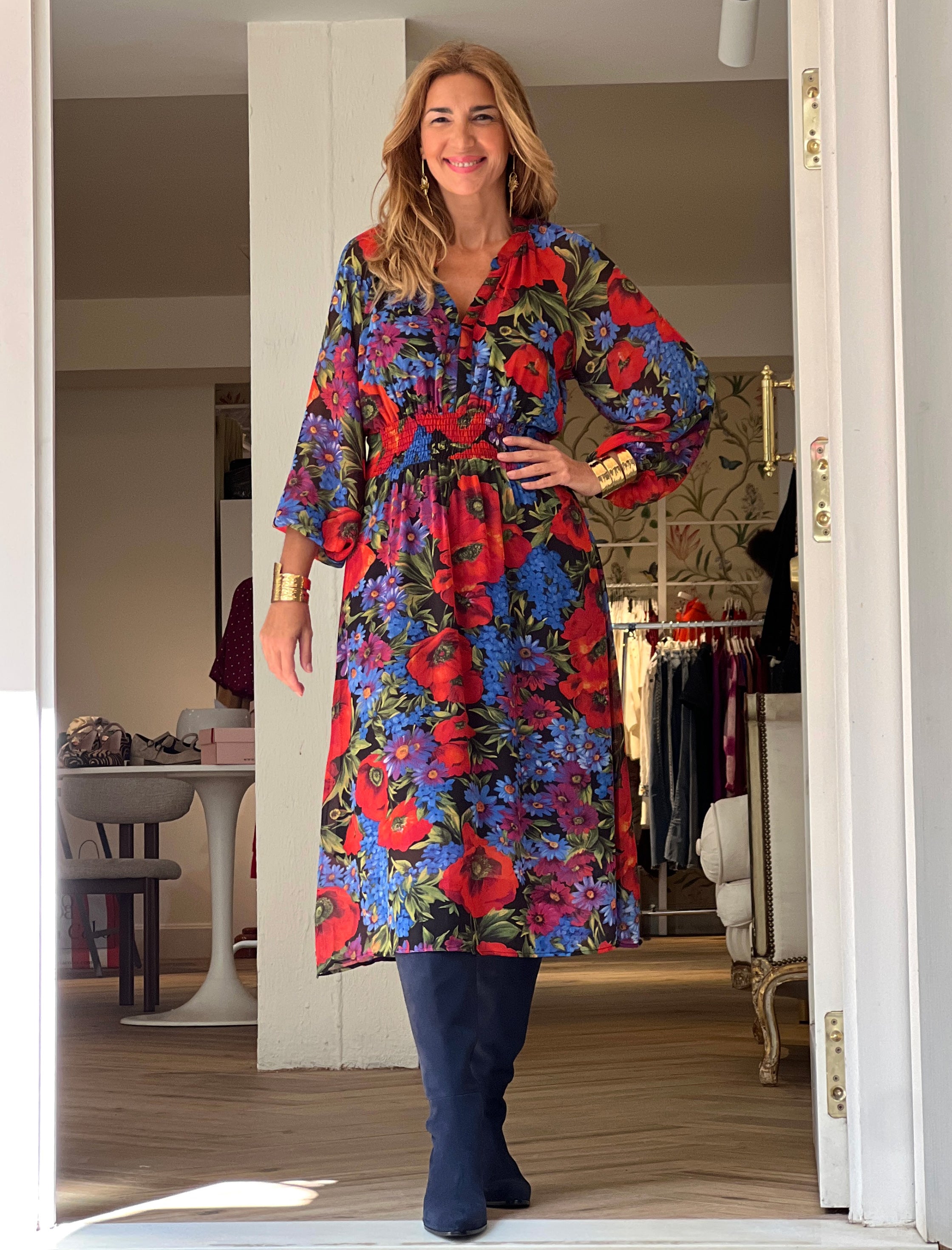 Vestido chic Flowers