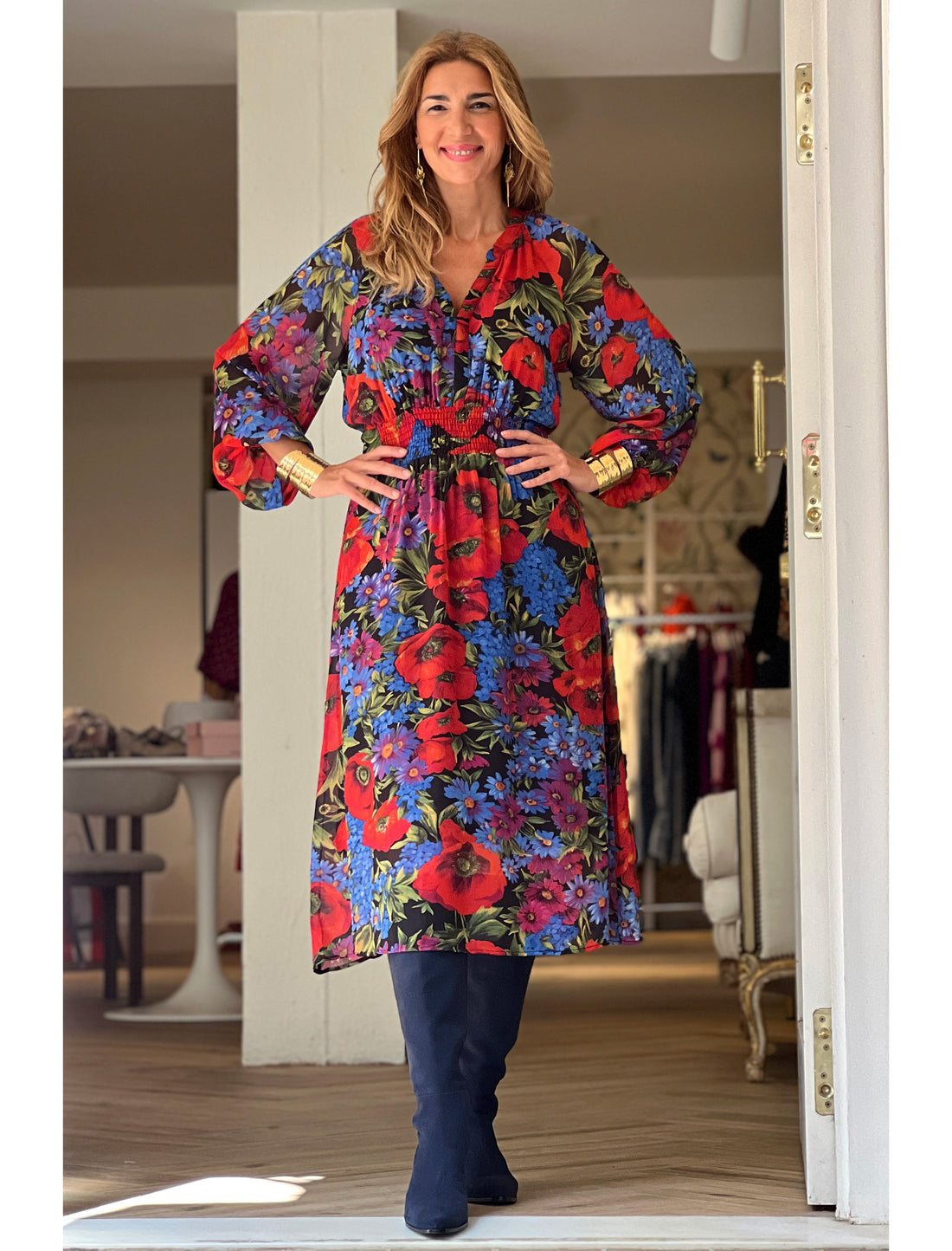 Vestido chic Flowers