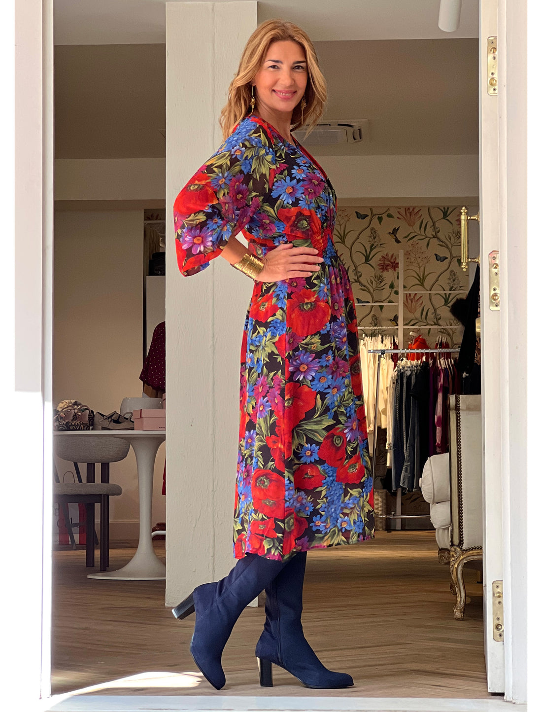 Vestido chic Flowers