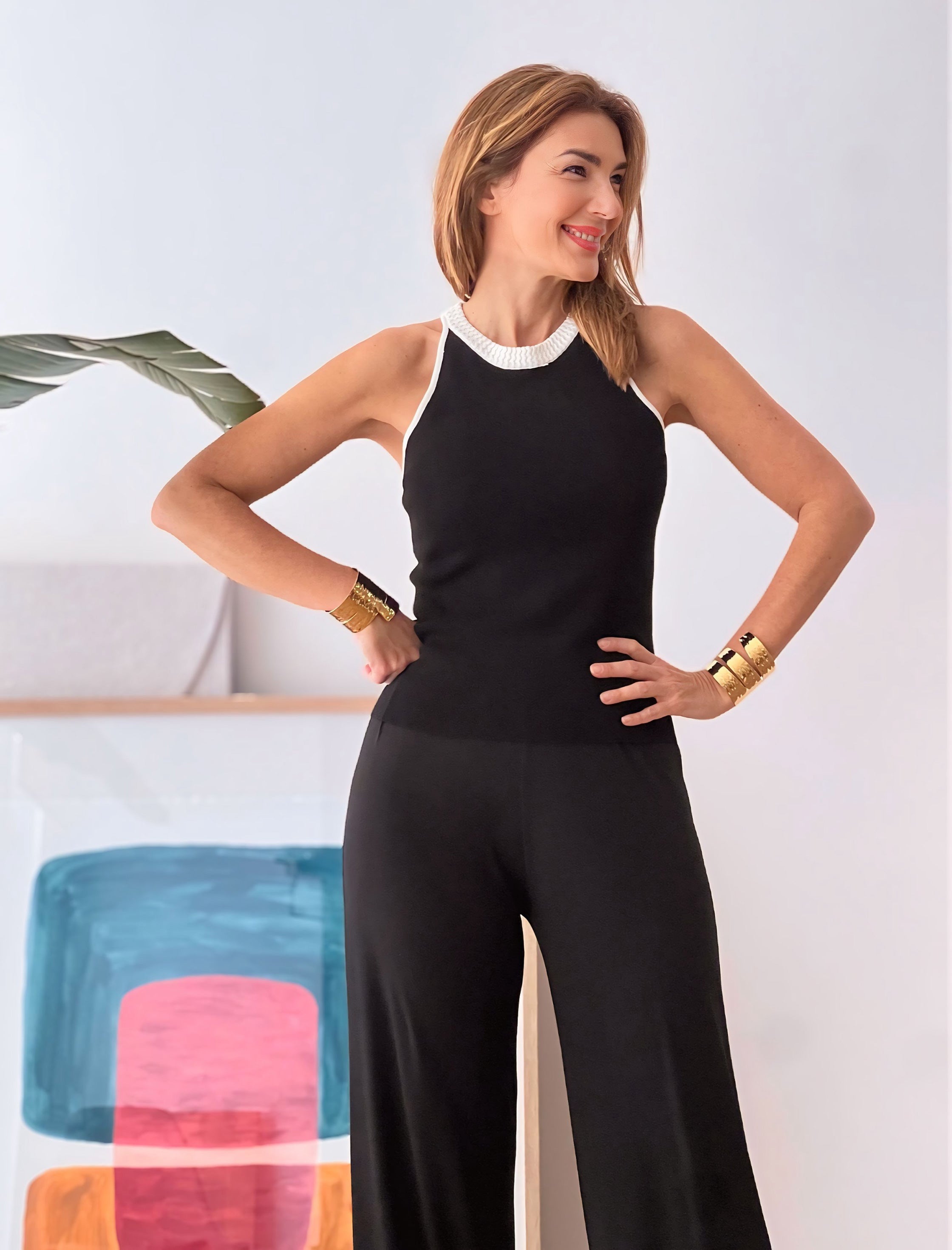 Top ideal Audrey negro