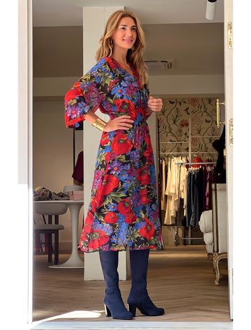 Vestido chic Flowers