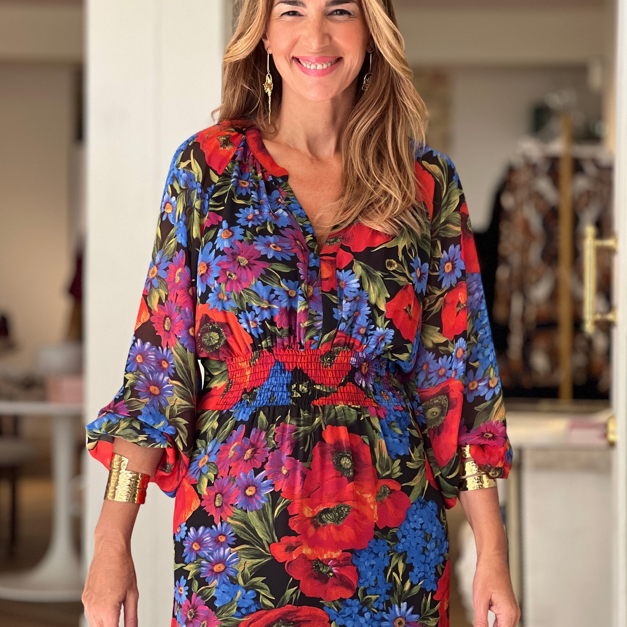 Vestido chic Flowers