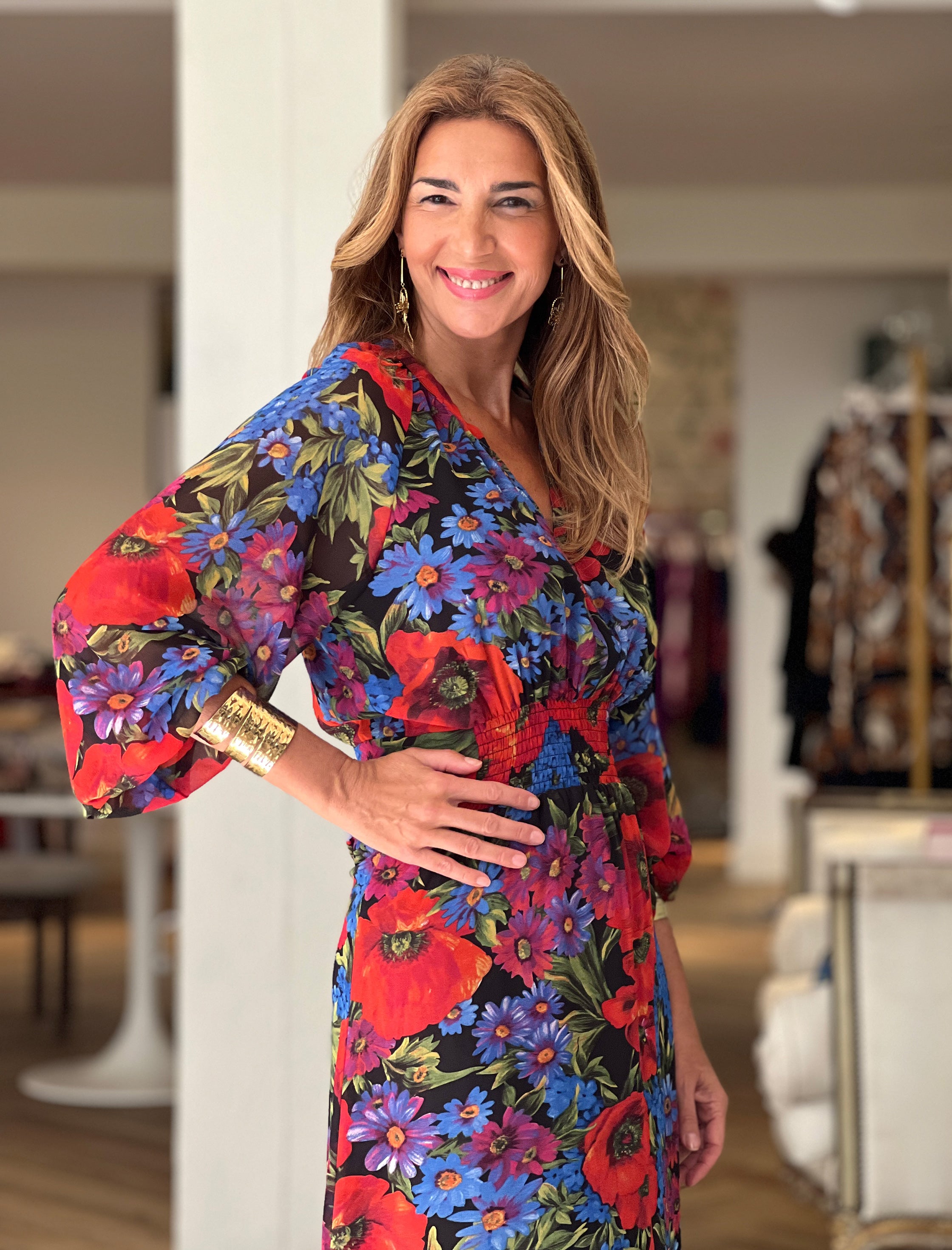 Vestido chic Flowers