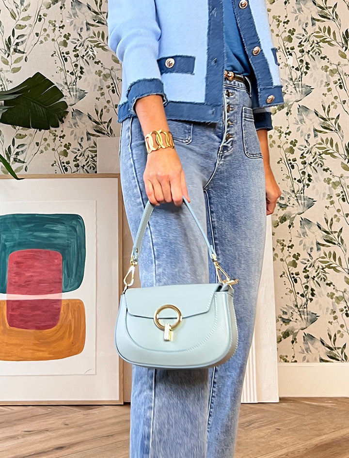 Bolso Alessandra celeste