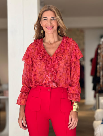 Camisa de volante ideal