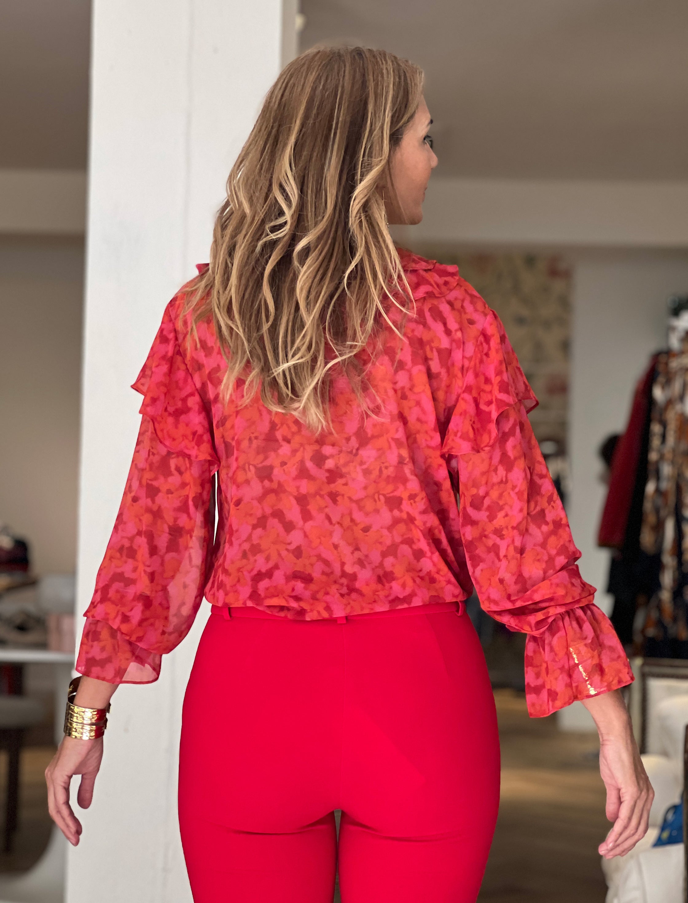 Camisa de volante ideal