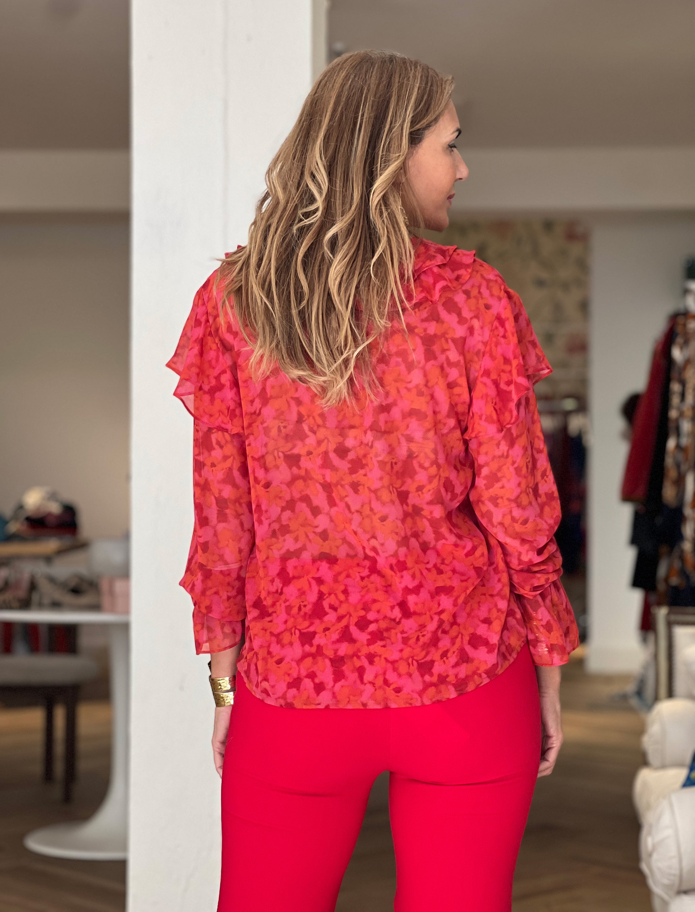 Camisa de volante ideal