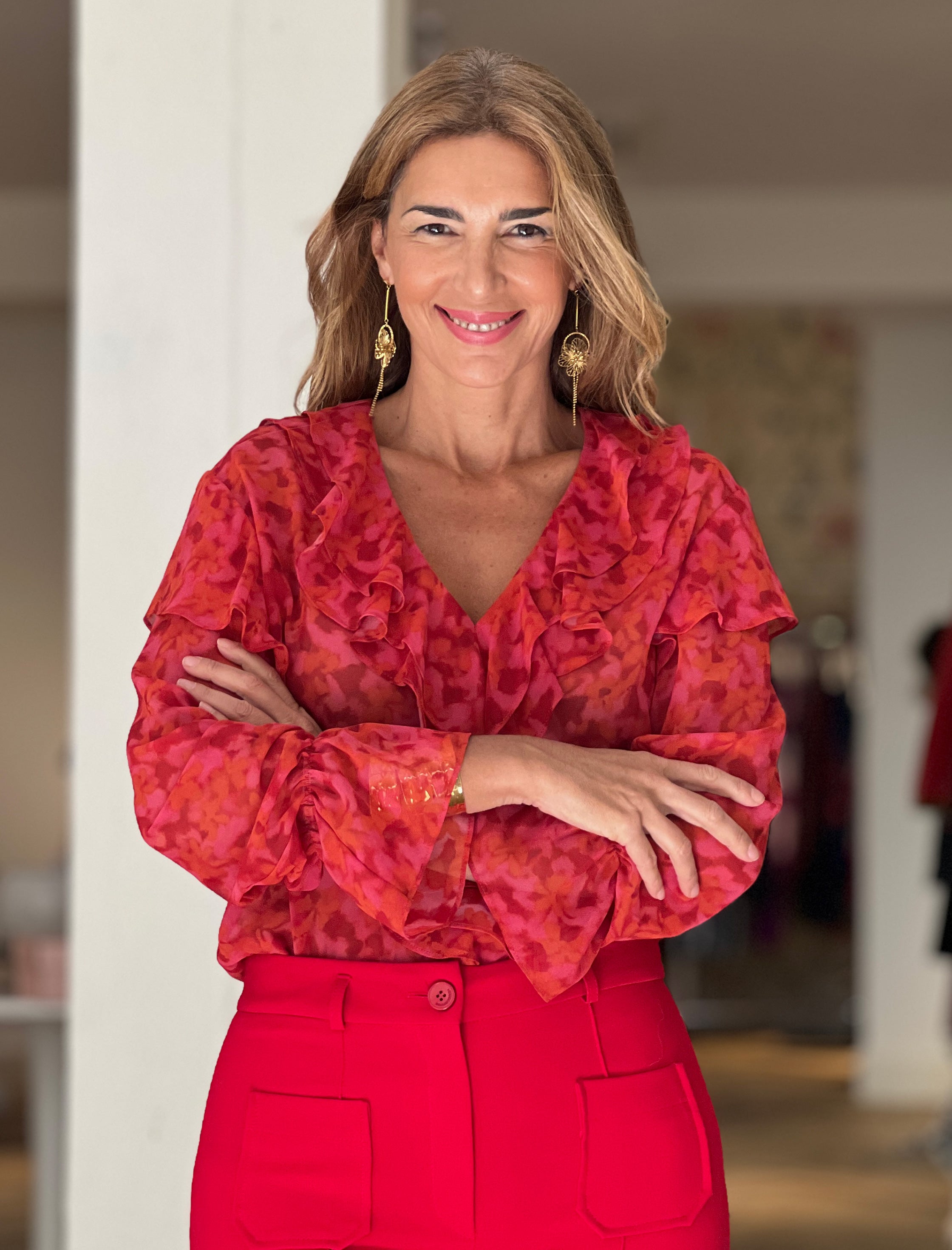 Camisa de volante ideal