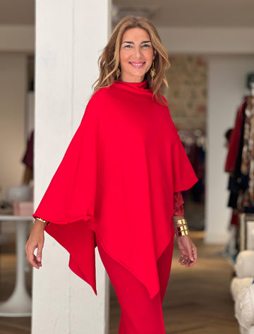 Capa chic deliciosa roja