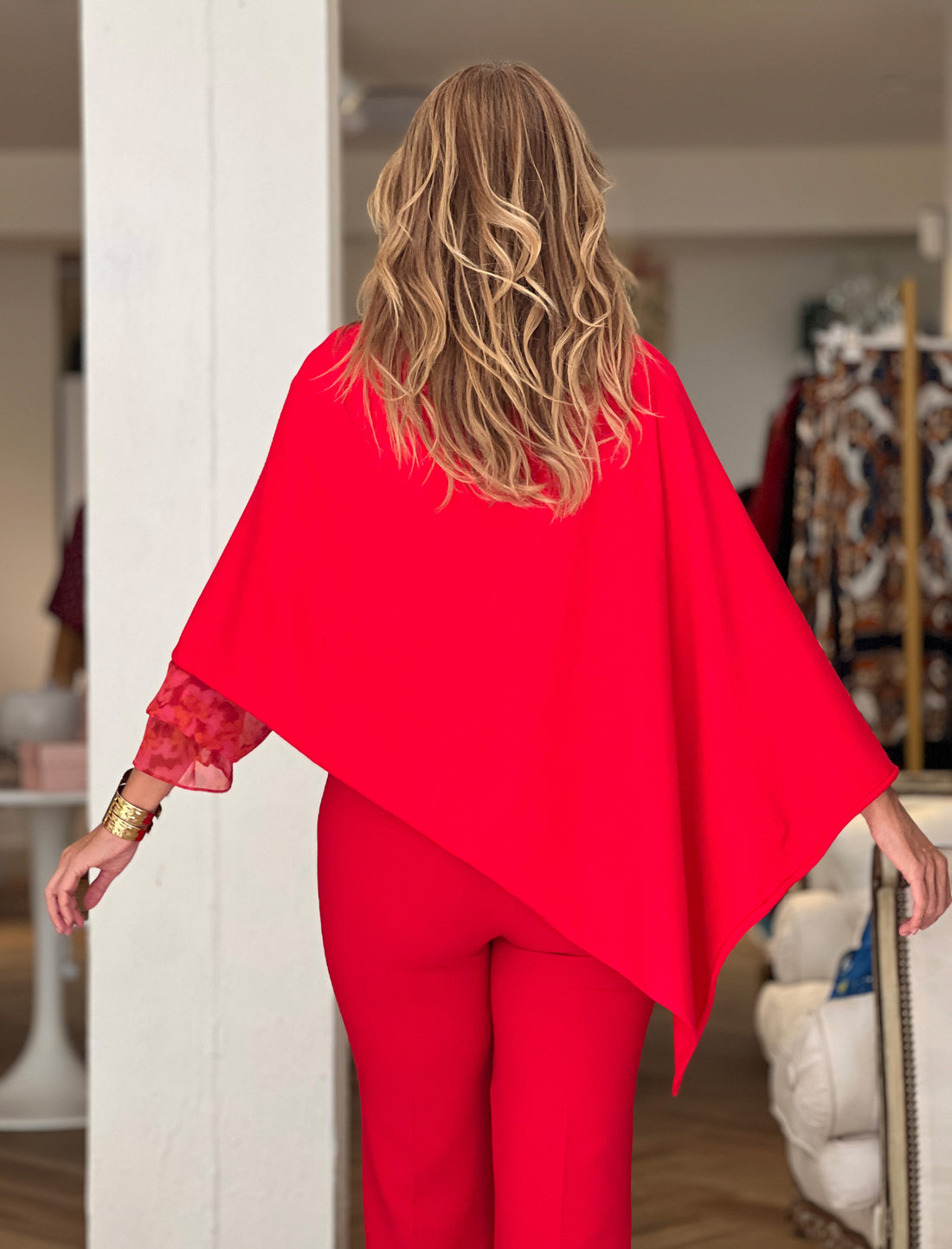 Capa chic deliciosa roja