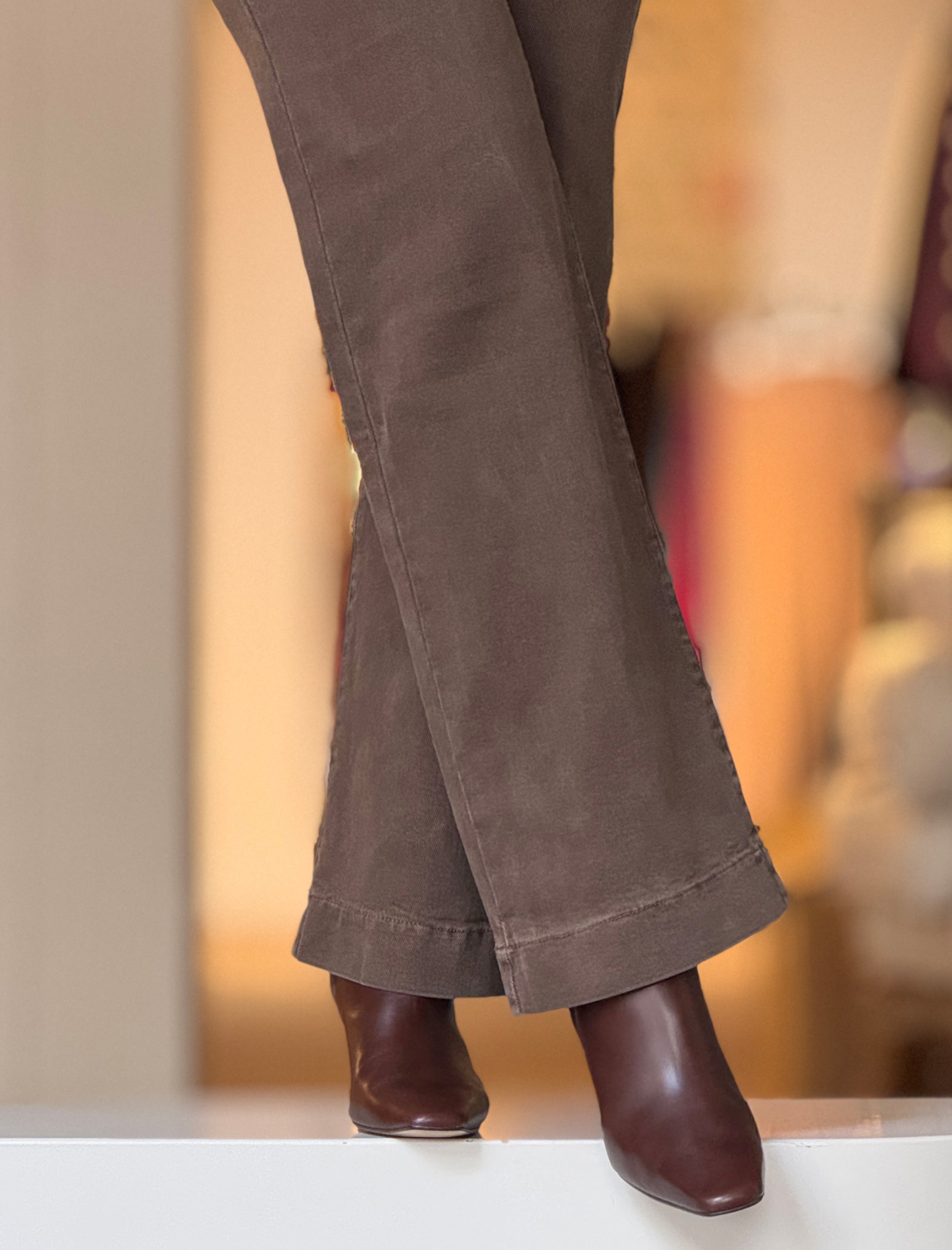 Botín marrón chocolate piel Estrella